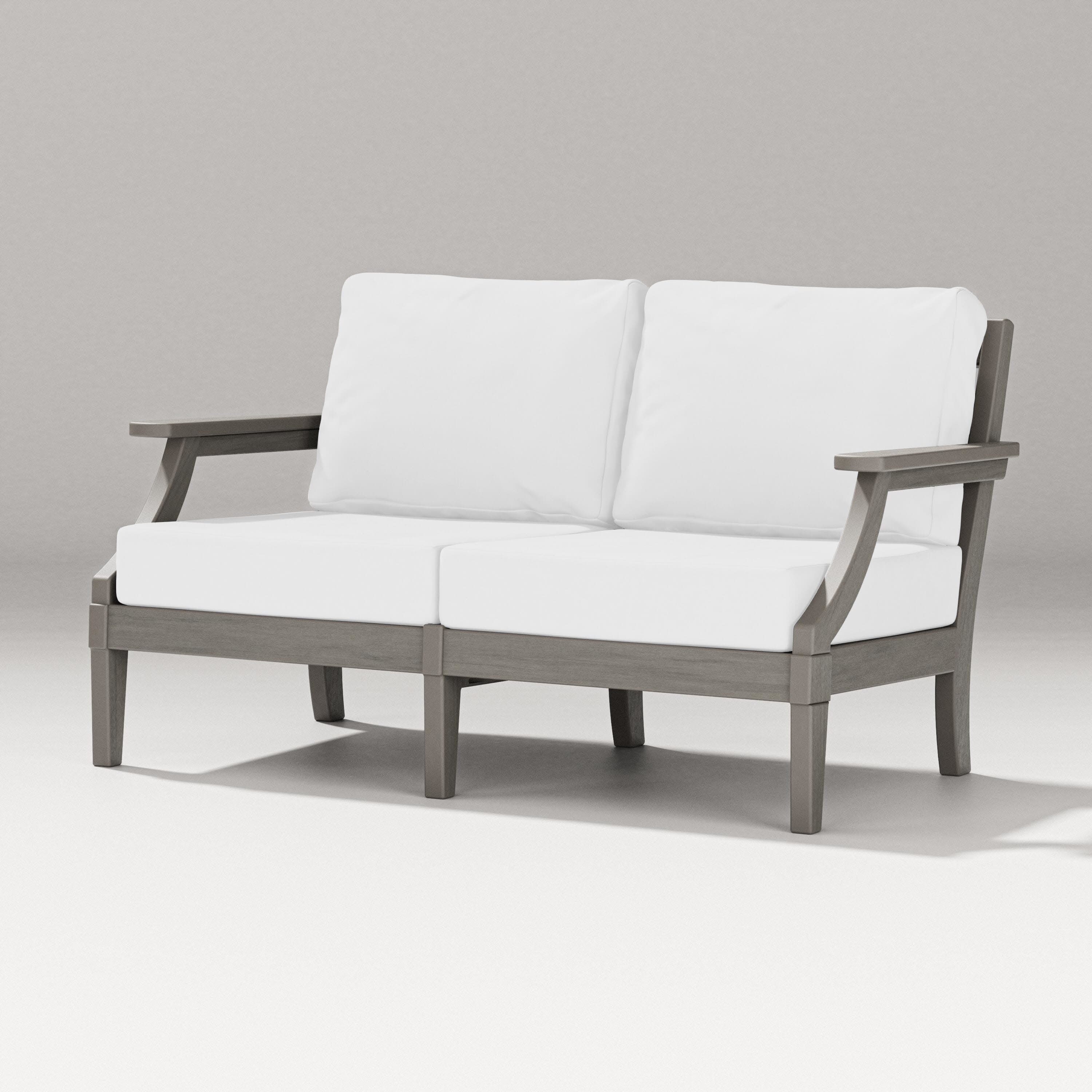 Estate Loveseat in Driftwood / Natural
