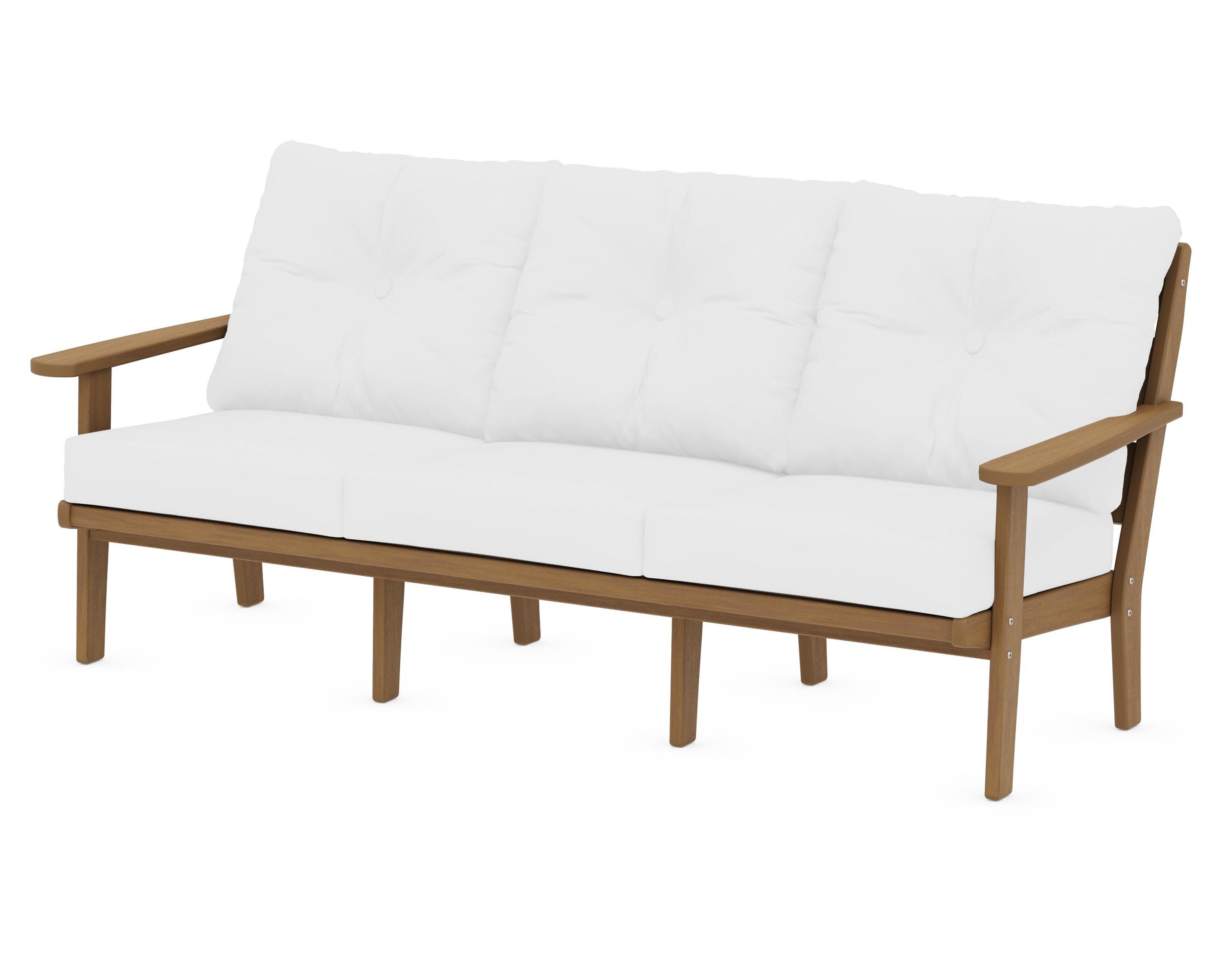 Lakeside Deep Seating Sofa in Natural / Natural