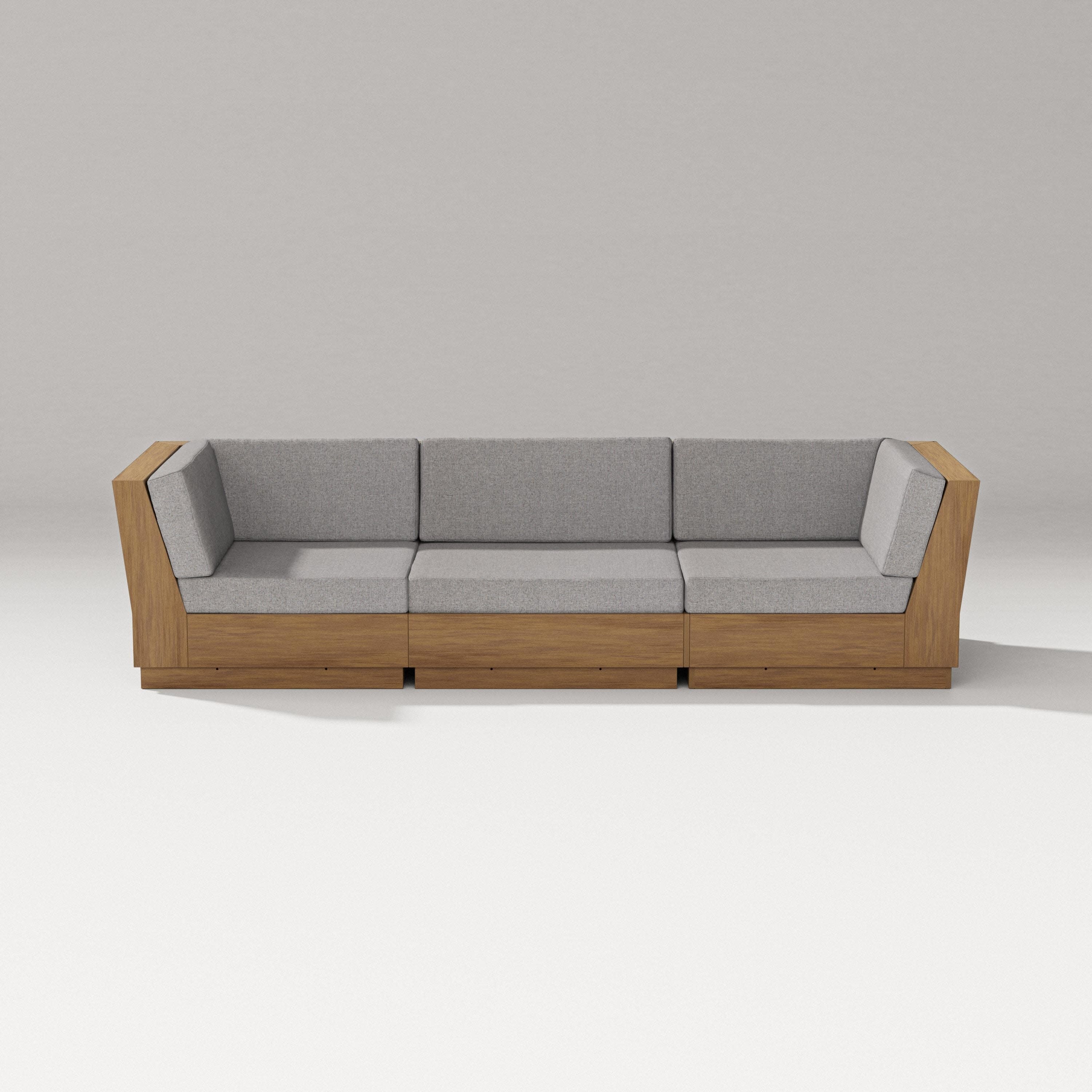 Elevate Sofa Sectional in Natural / Grey Mist