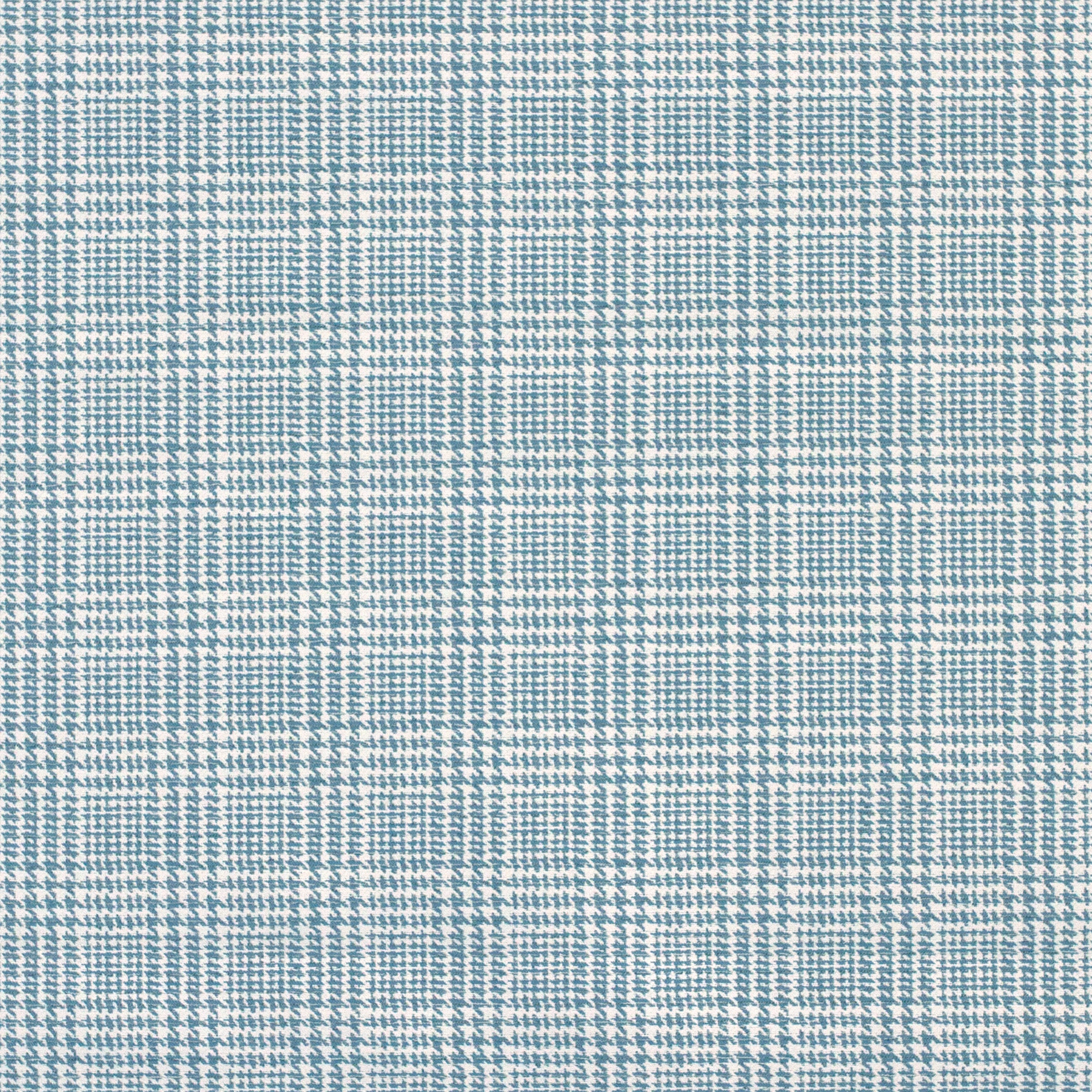 Bench Seat Cushion - 17.5"D x 55"W x 2.5"H in Houndstooth Sky Blue