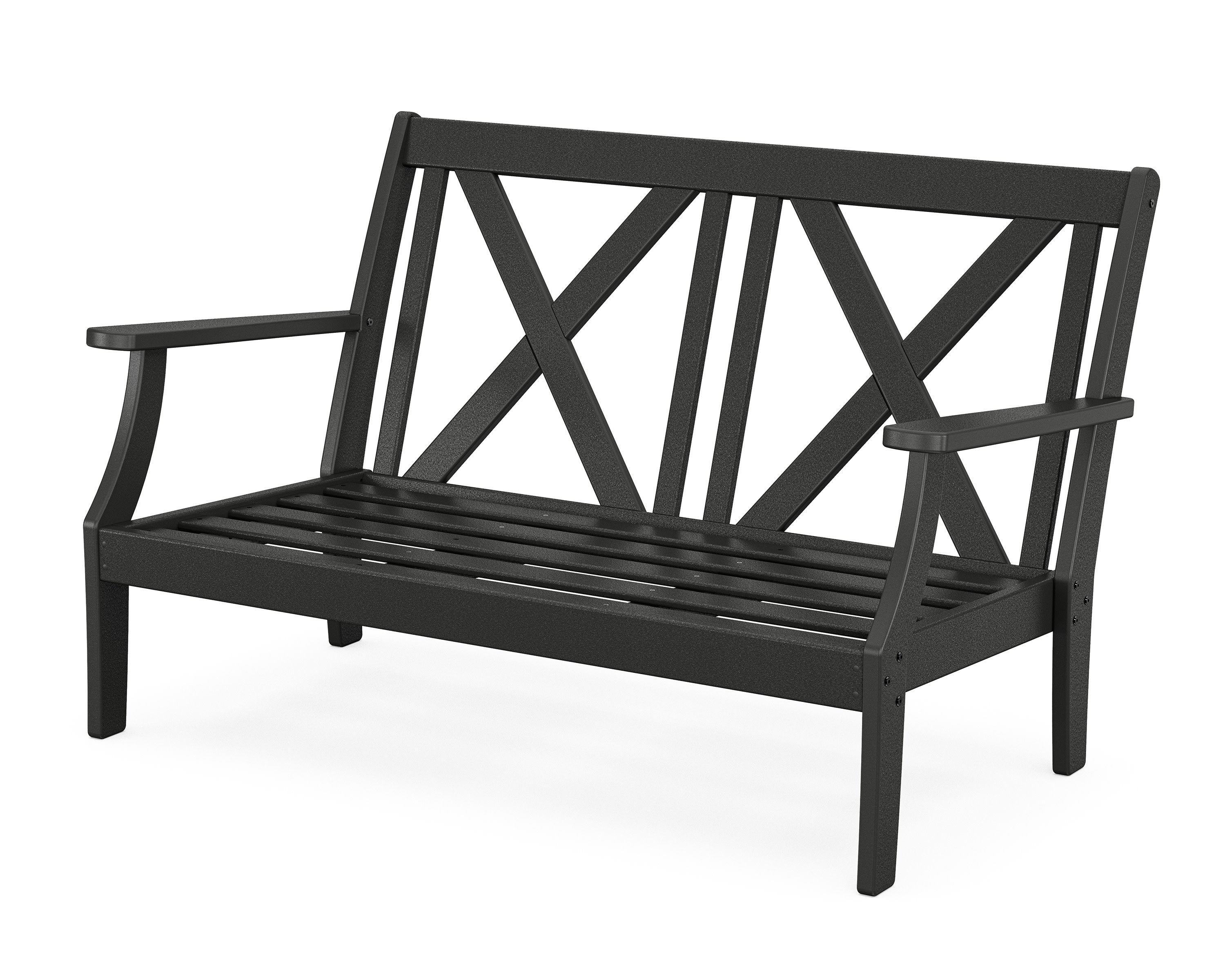 Braxton Deep Seating Loveseat Frame in Black