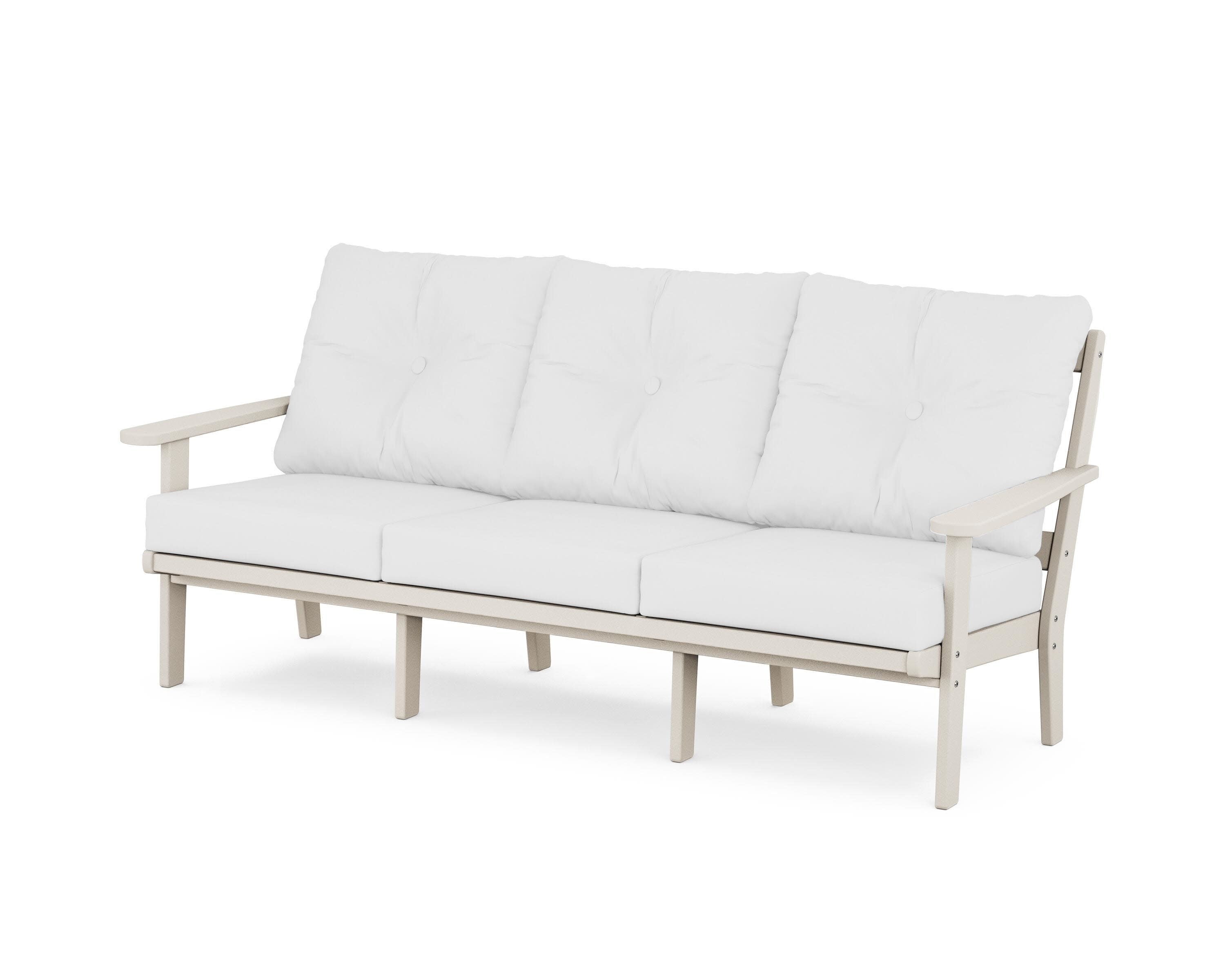 Mission Deep Seating Sofa in Sand / Natural
