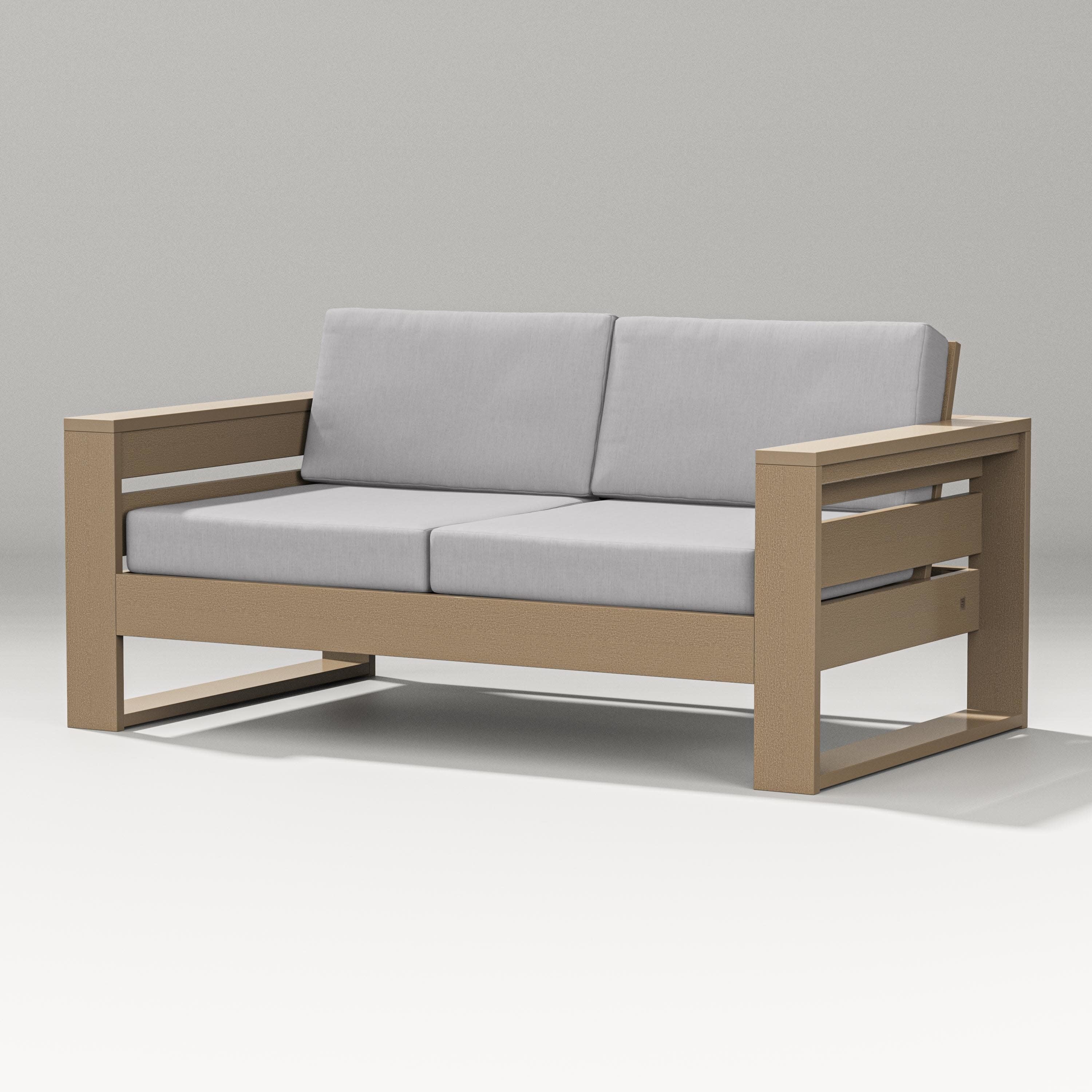 Latitude Loveseat in Vintage Sahara / Granite
