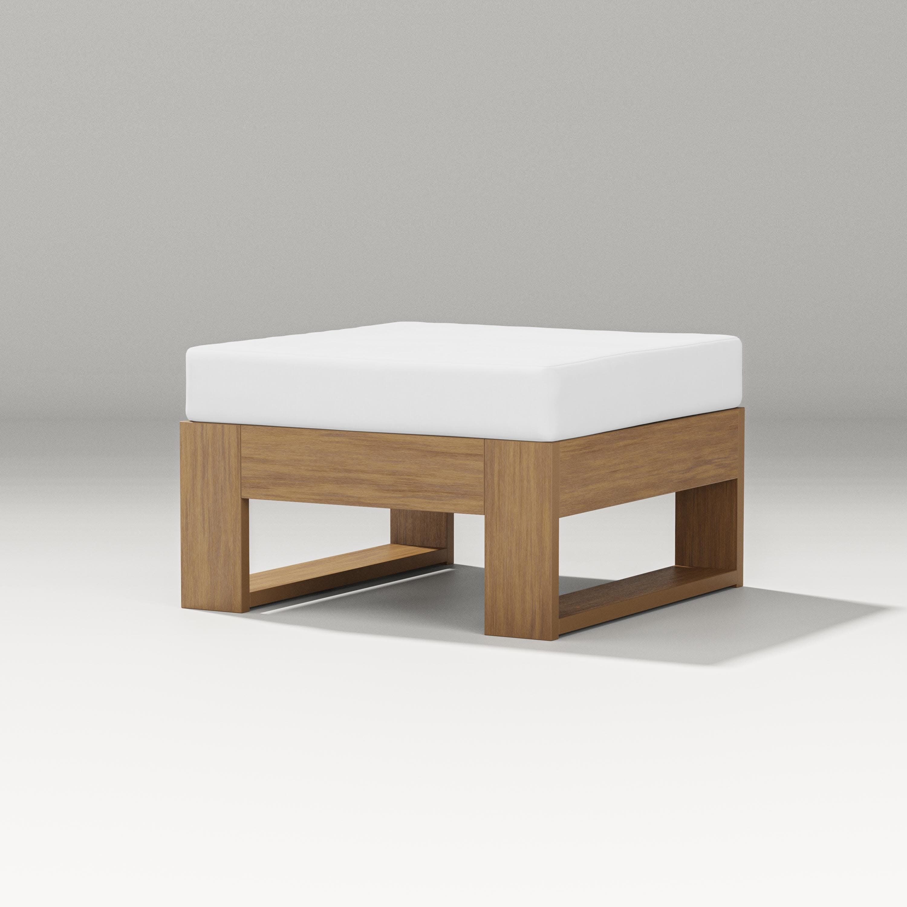 Latitude Lounge Ottoman in Natural / Natural