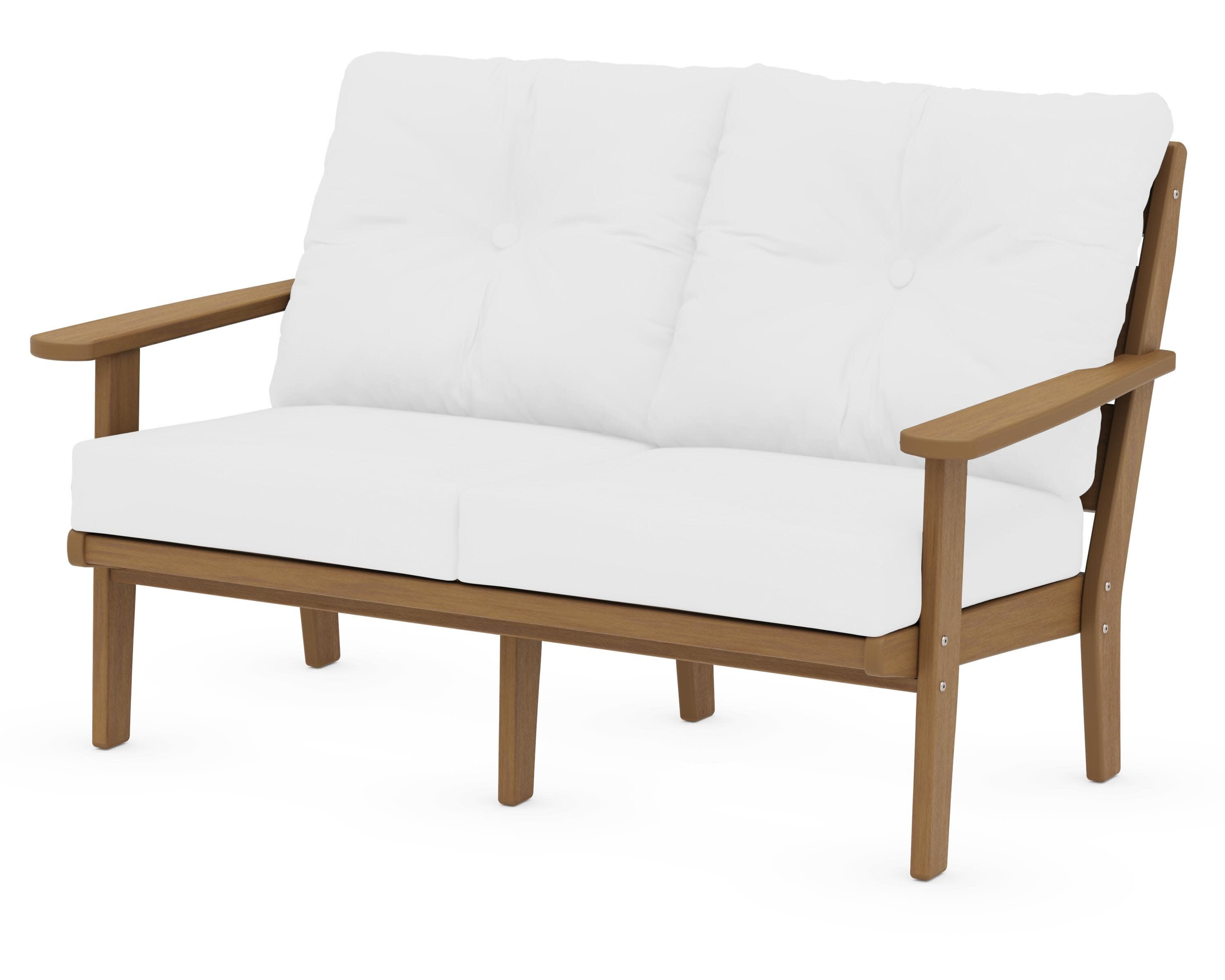 Lakeside Deep Seating Loveseat in Natural / Natural