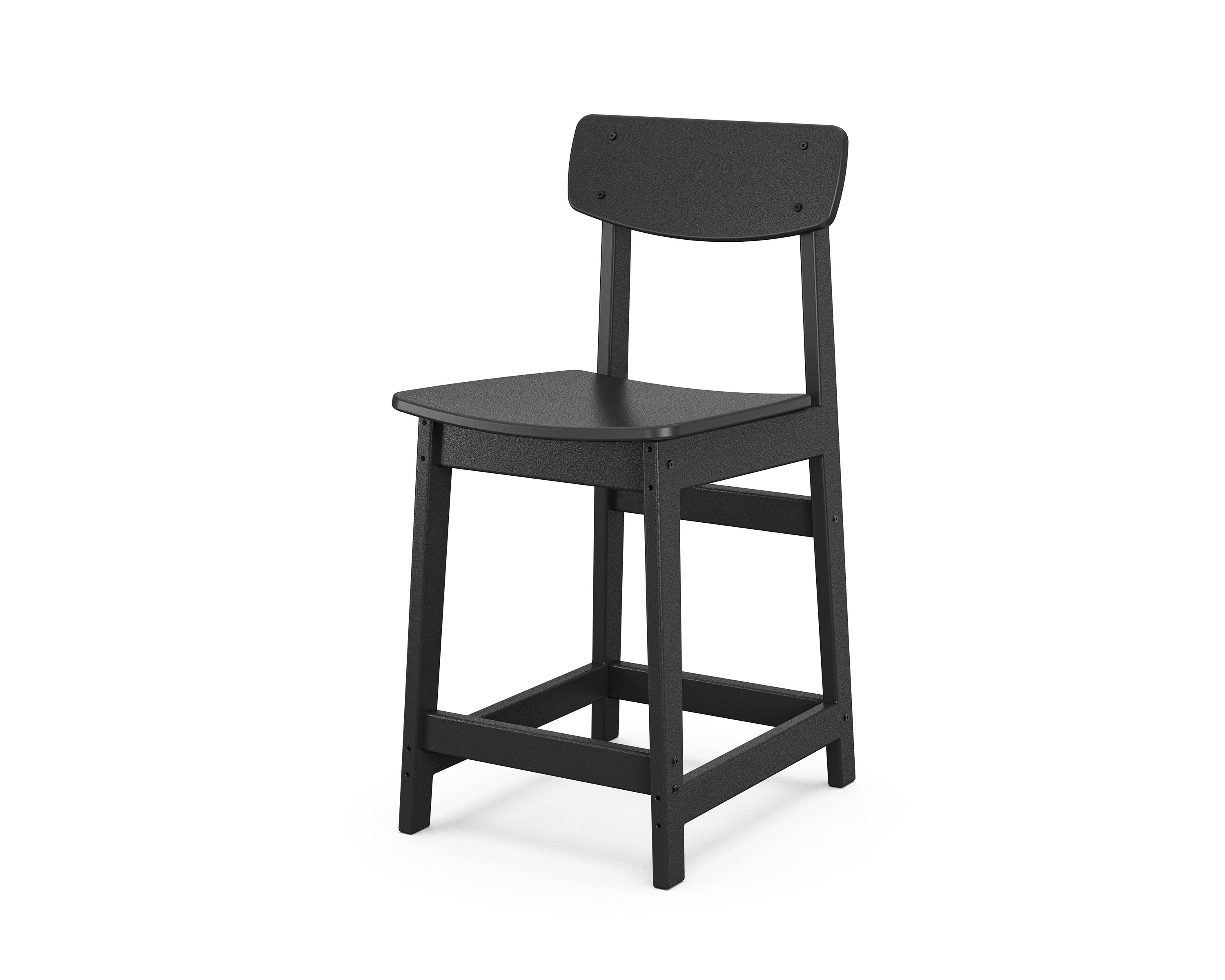 Modern Studio Urban Counter Chair in Black