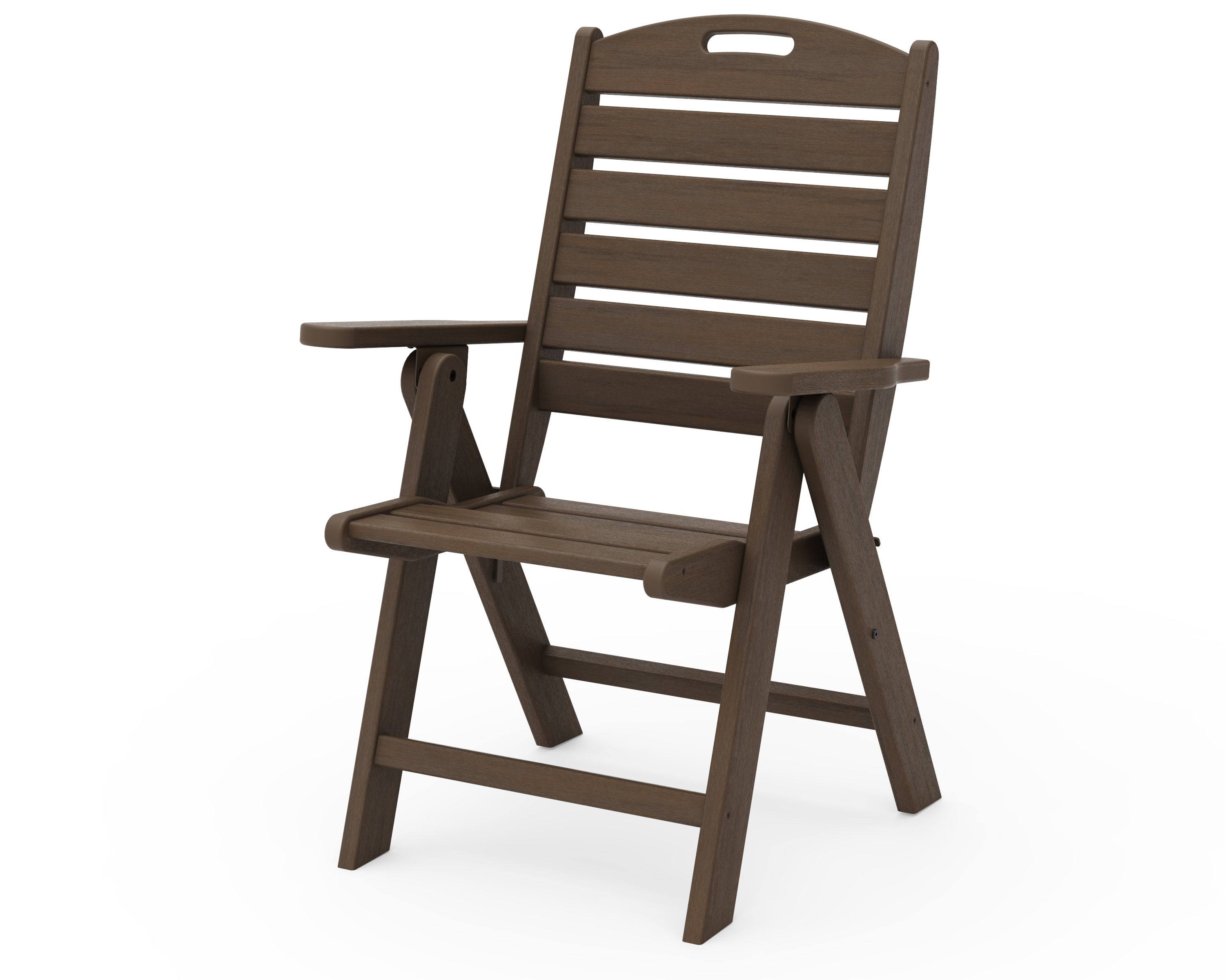 Nautical Folding Highback Chair in Kona