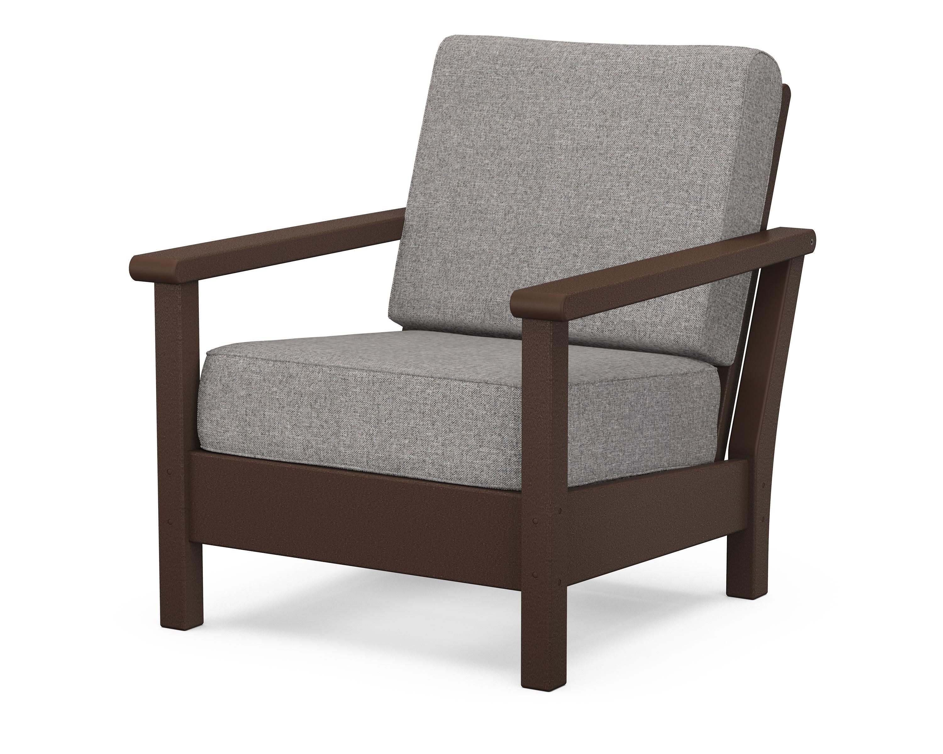 Harbour Deep Seating Chair in Mahogany / Grey Mist