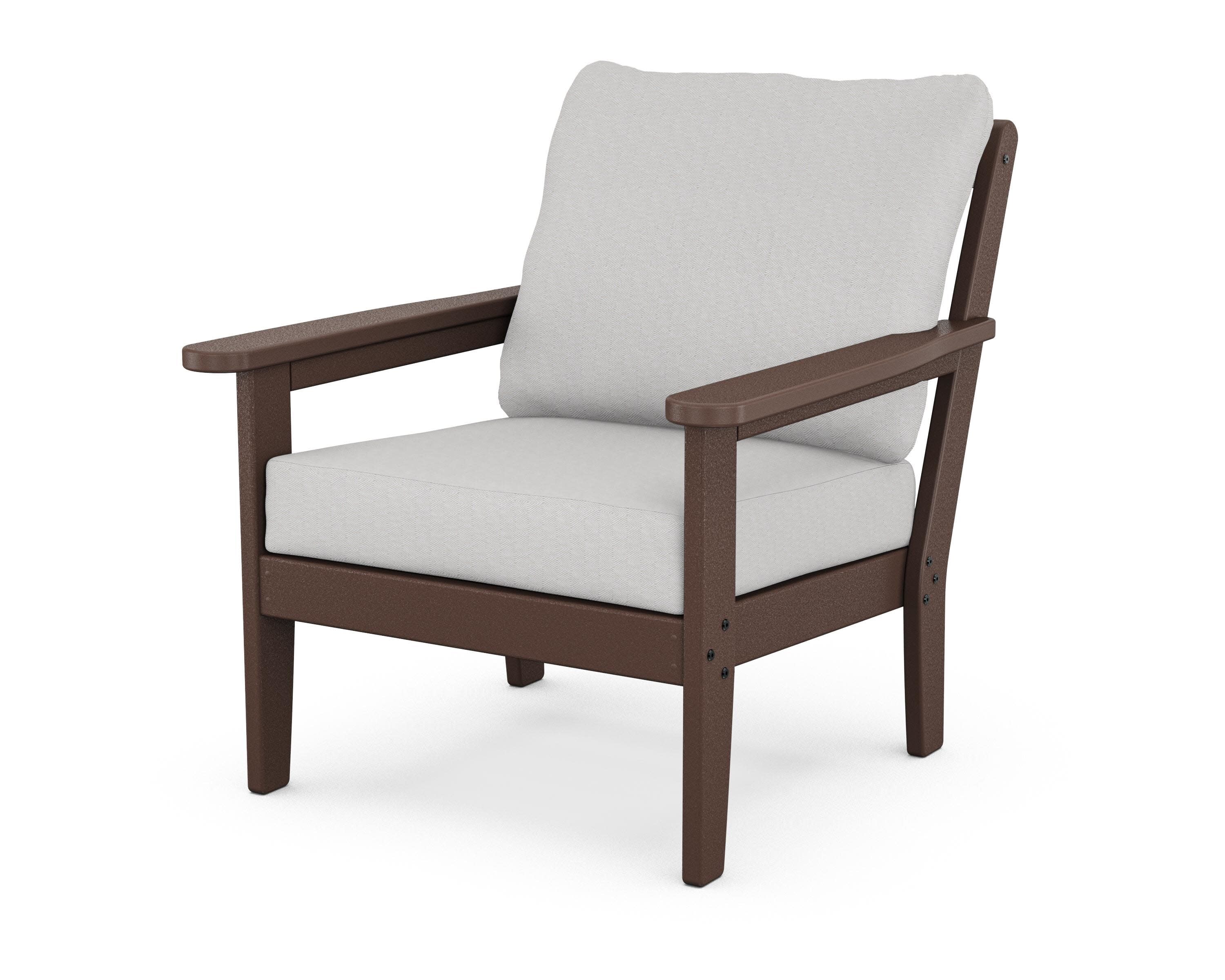 Cottage Deep Seating Chair in Mahogany / Diamond in the Rough