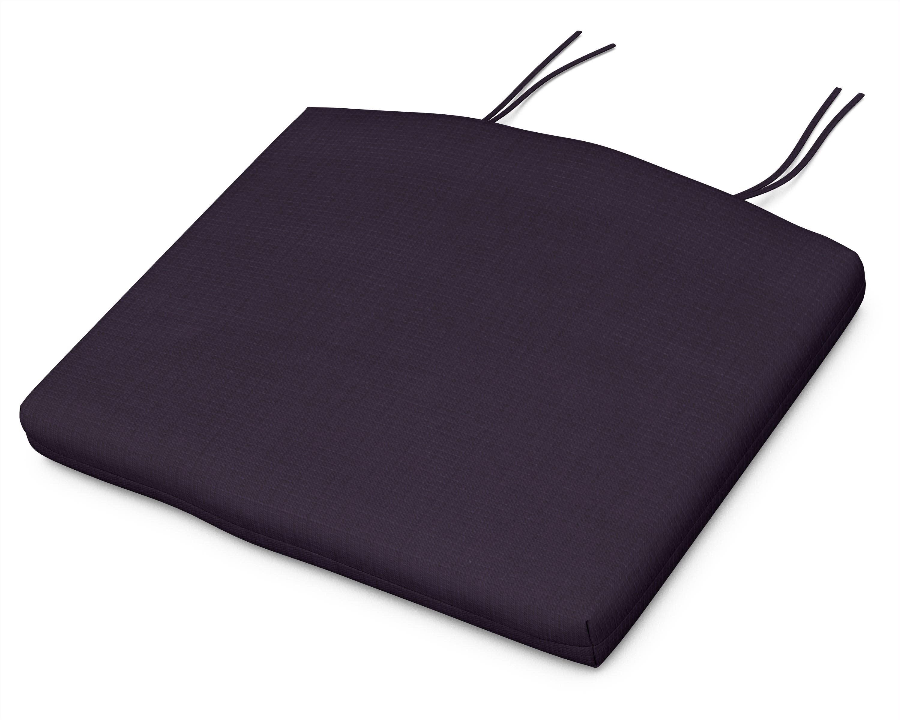 Seat Cushion - 12.65"D x 15"W x 2.5"H in Navy Linen