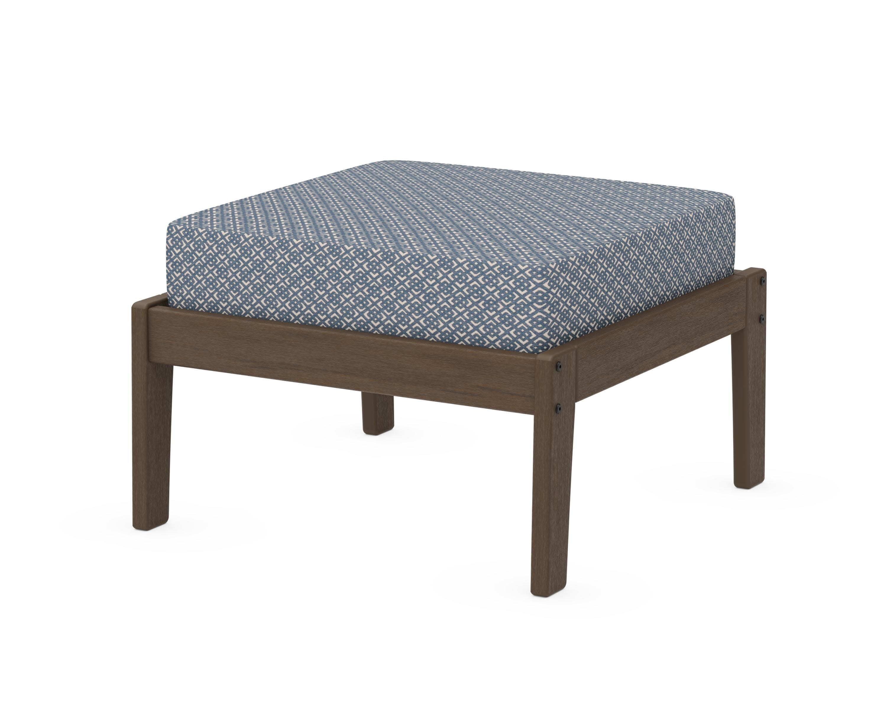 Deep Seating Ottoman in Kona / Hopscotch