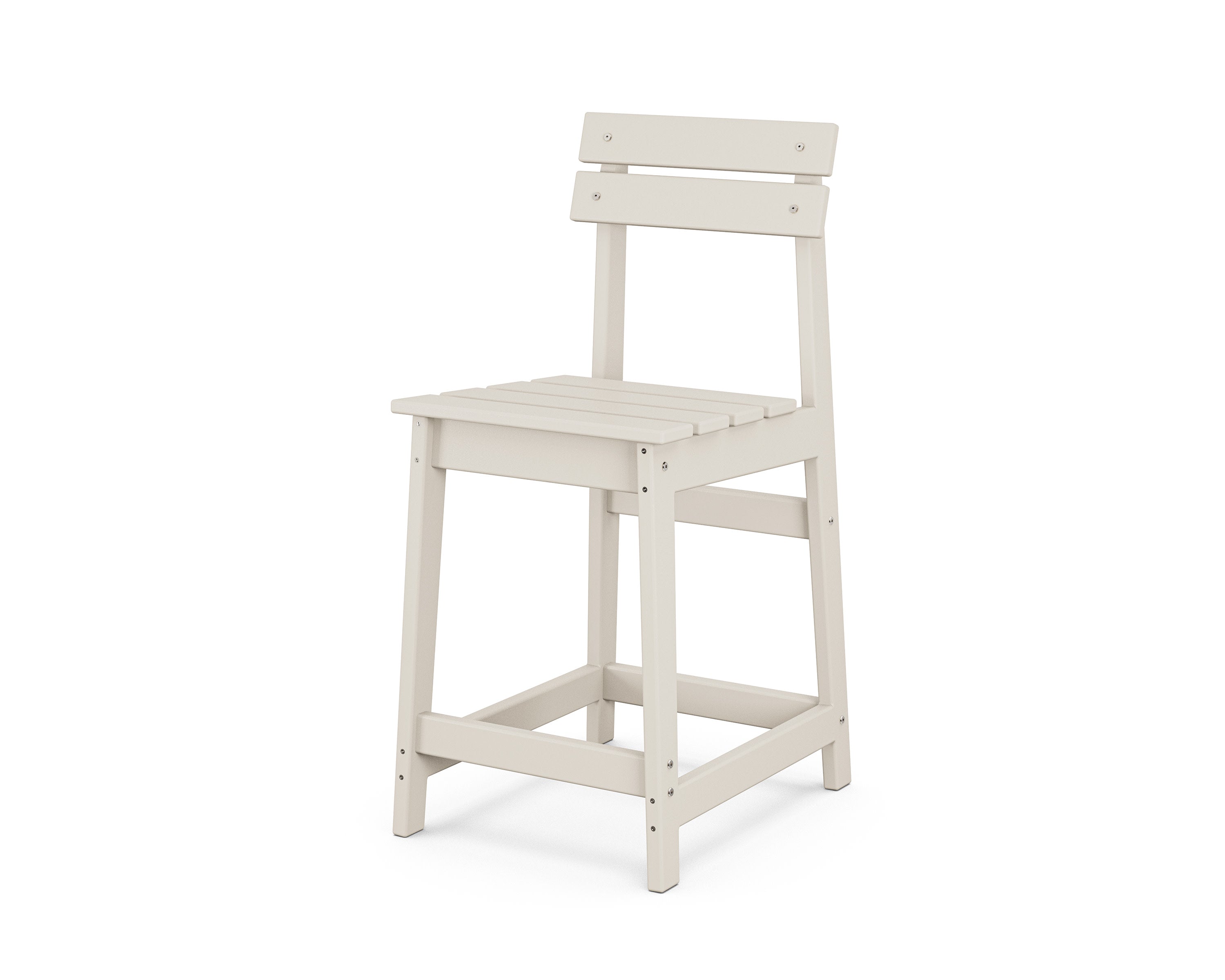 Modern Studio Plaza Counter Chair in Sand
