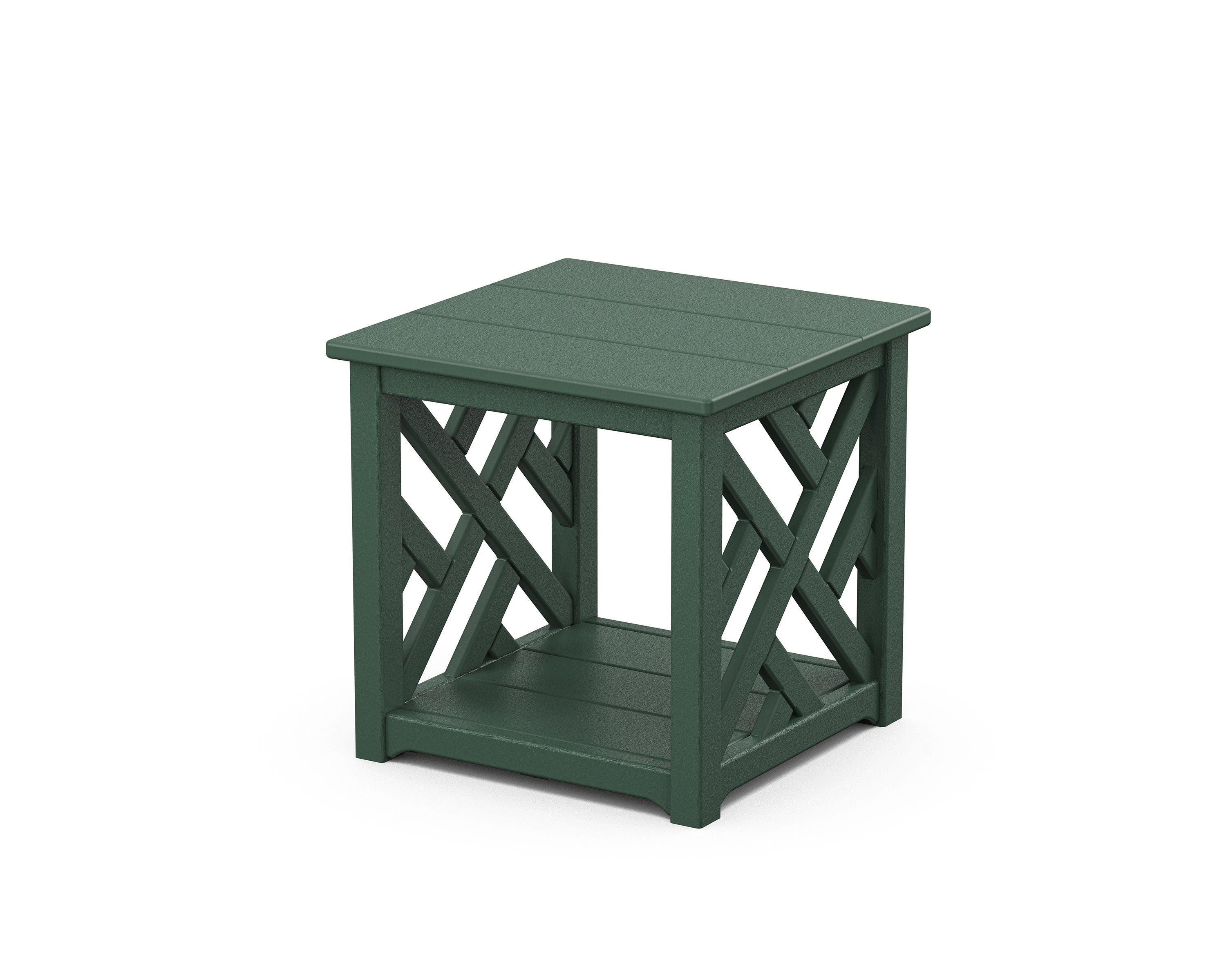 Chippendale Accent Table in Green