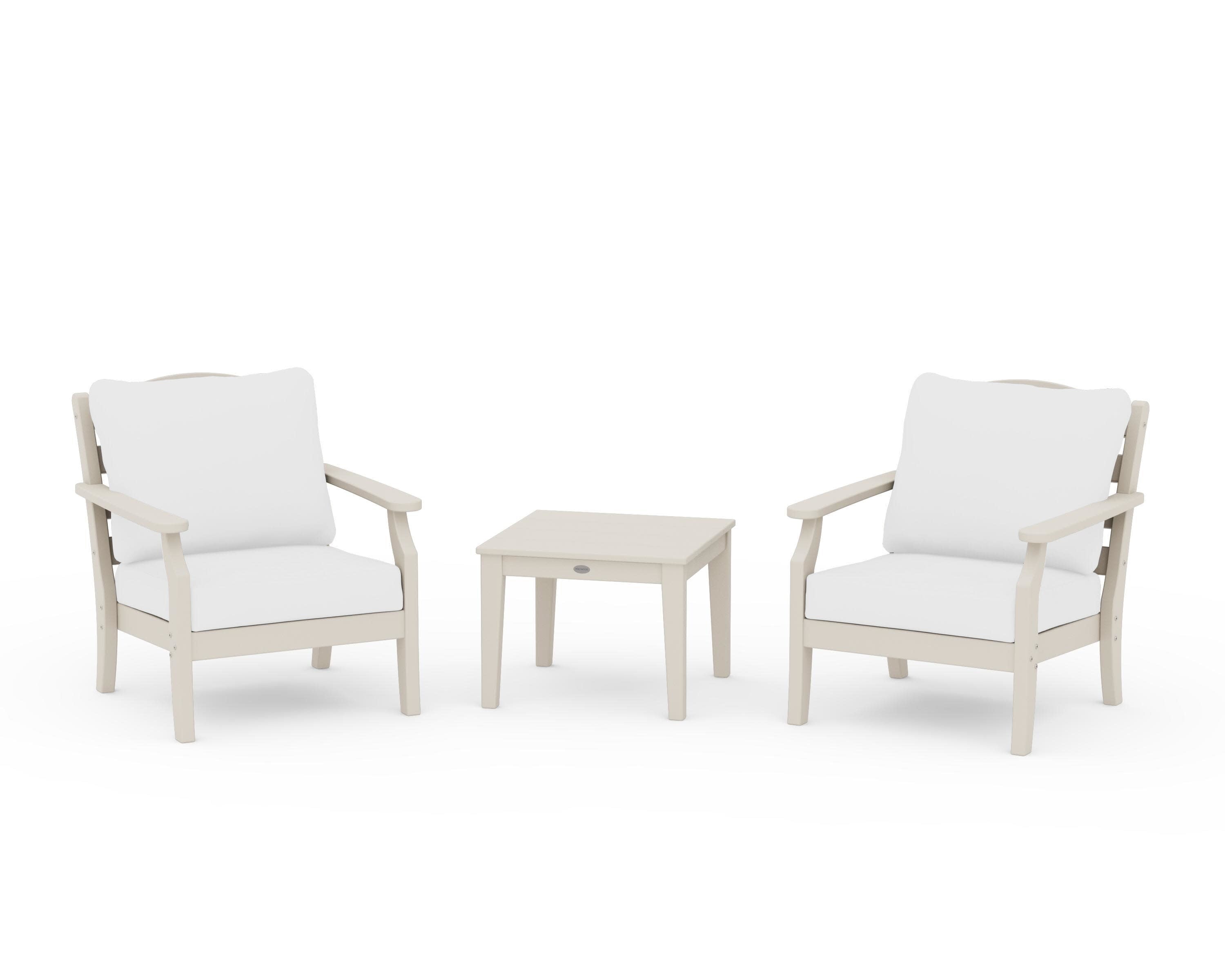Savannah 3-Piece Deep Seating Set in Sand / Natural
