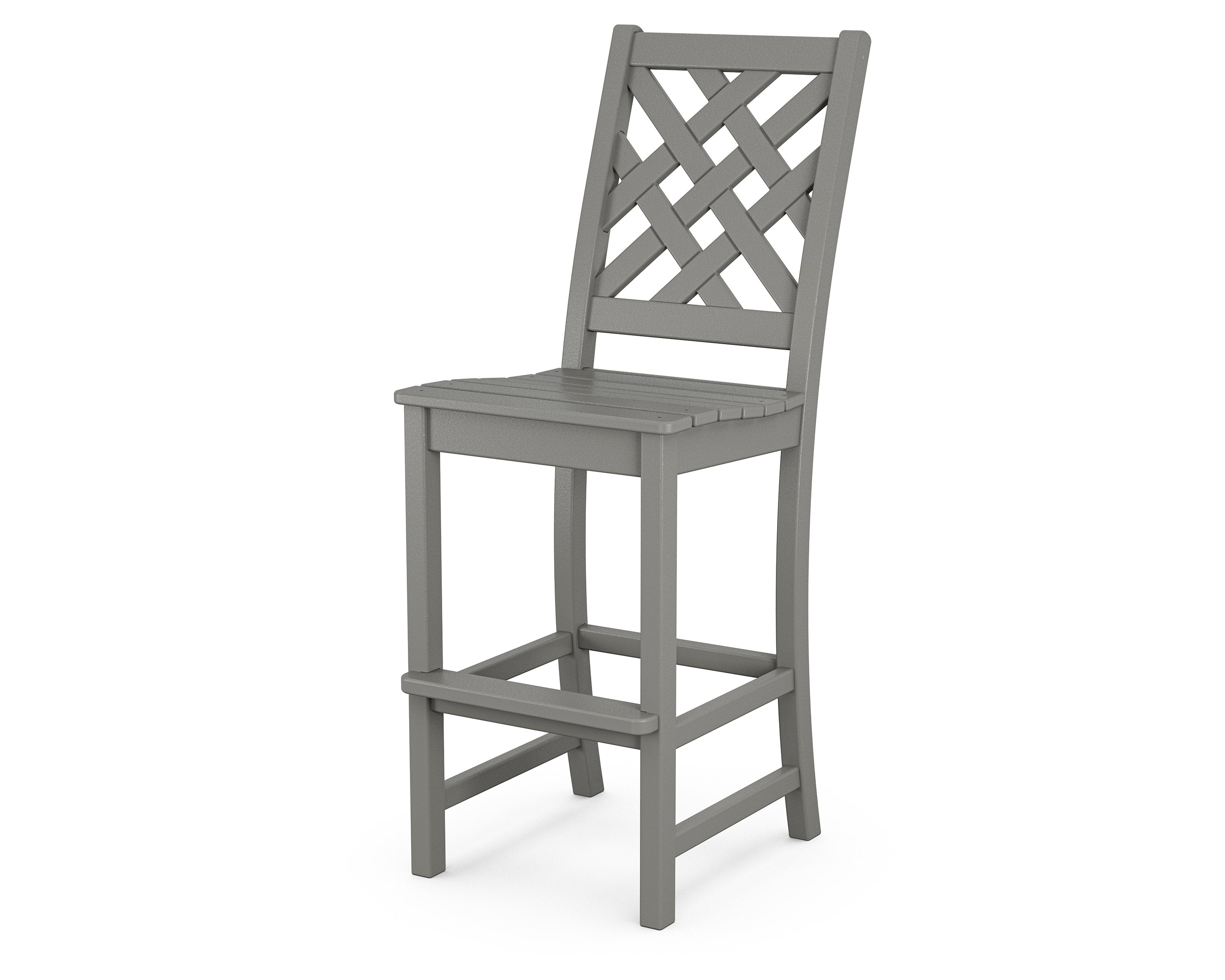 Wovendale Bar Side Chair in Slate Grey