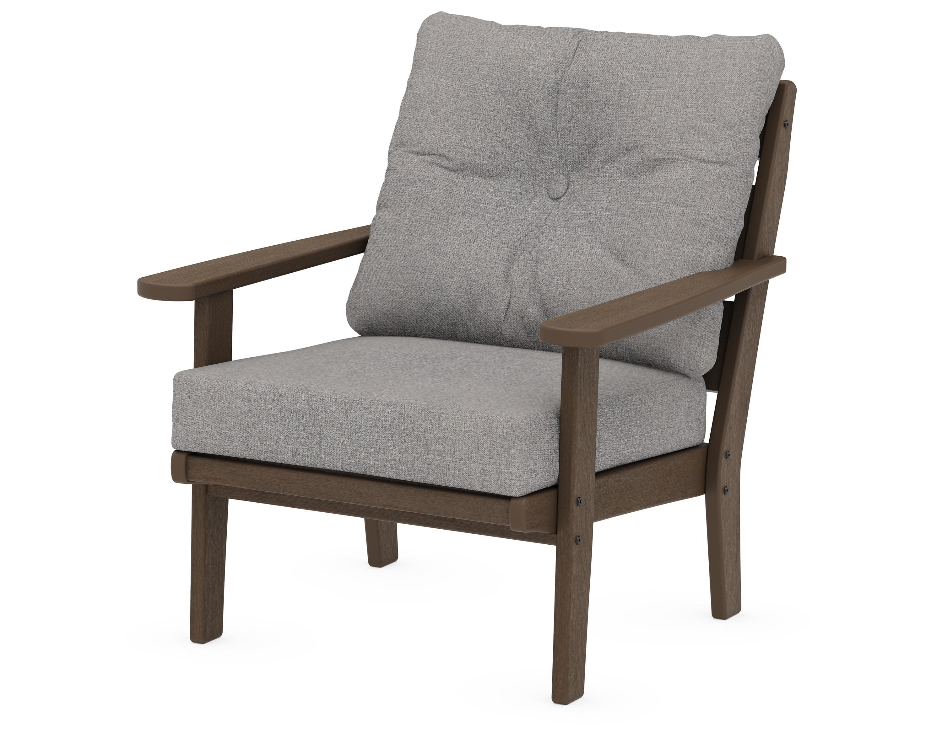 Lakeside Deep Seating Chair in Kona / Grey Mist