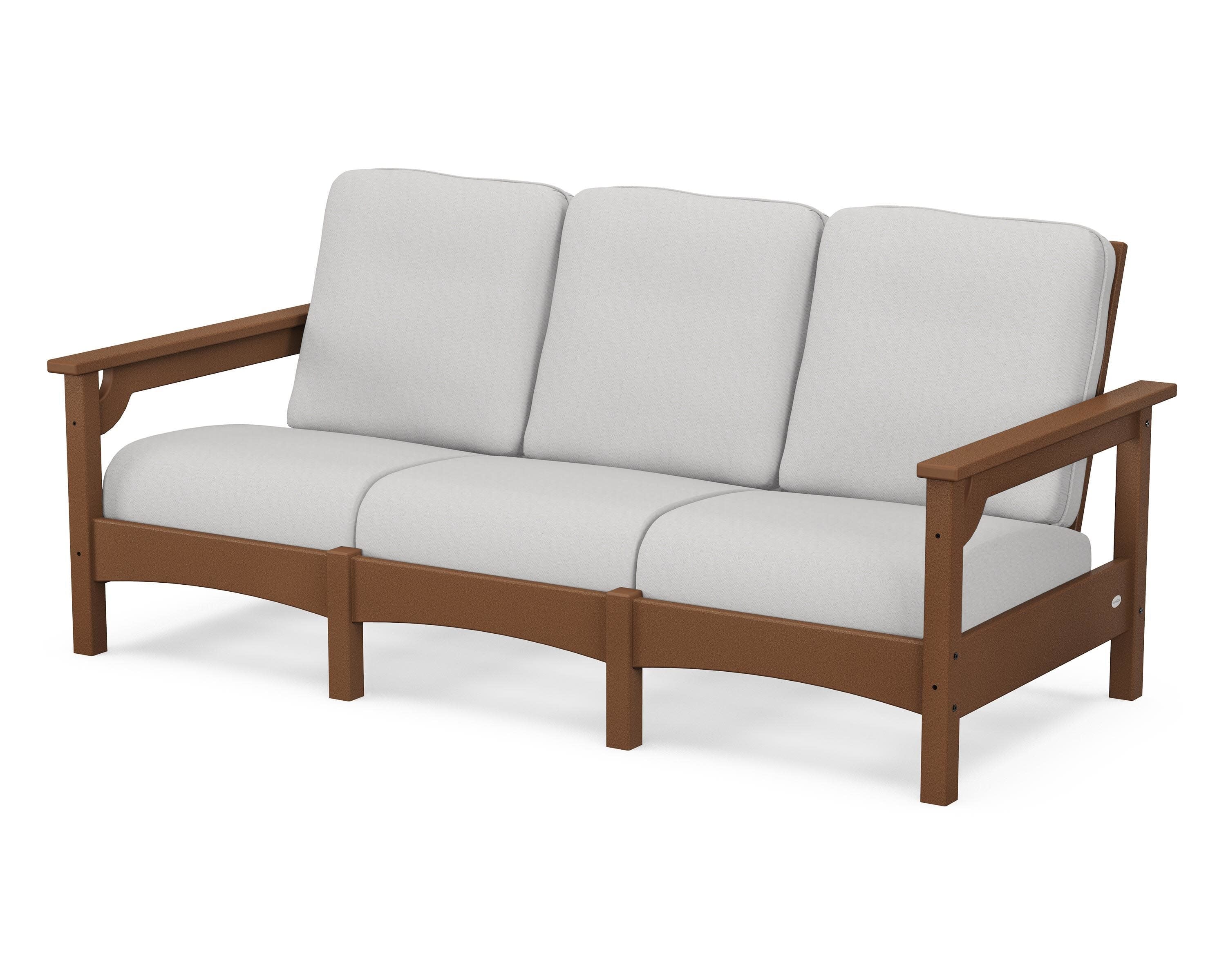 Club Sofa in Teak / Diamond in the Rough