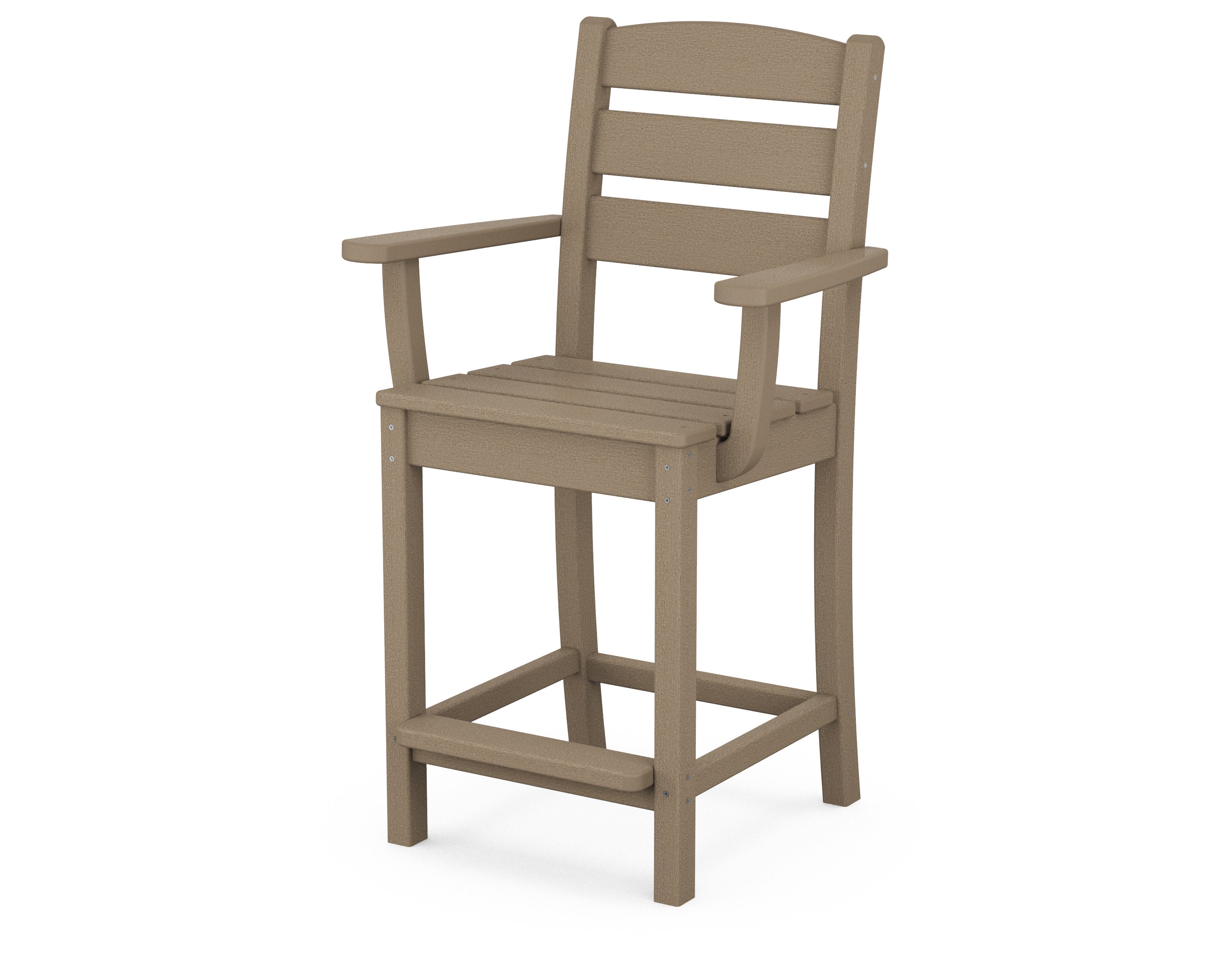 Lakeside Counter Arm Chair in Vintage Sahara