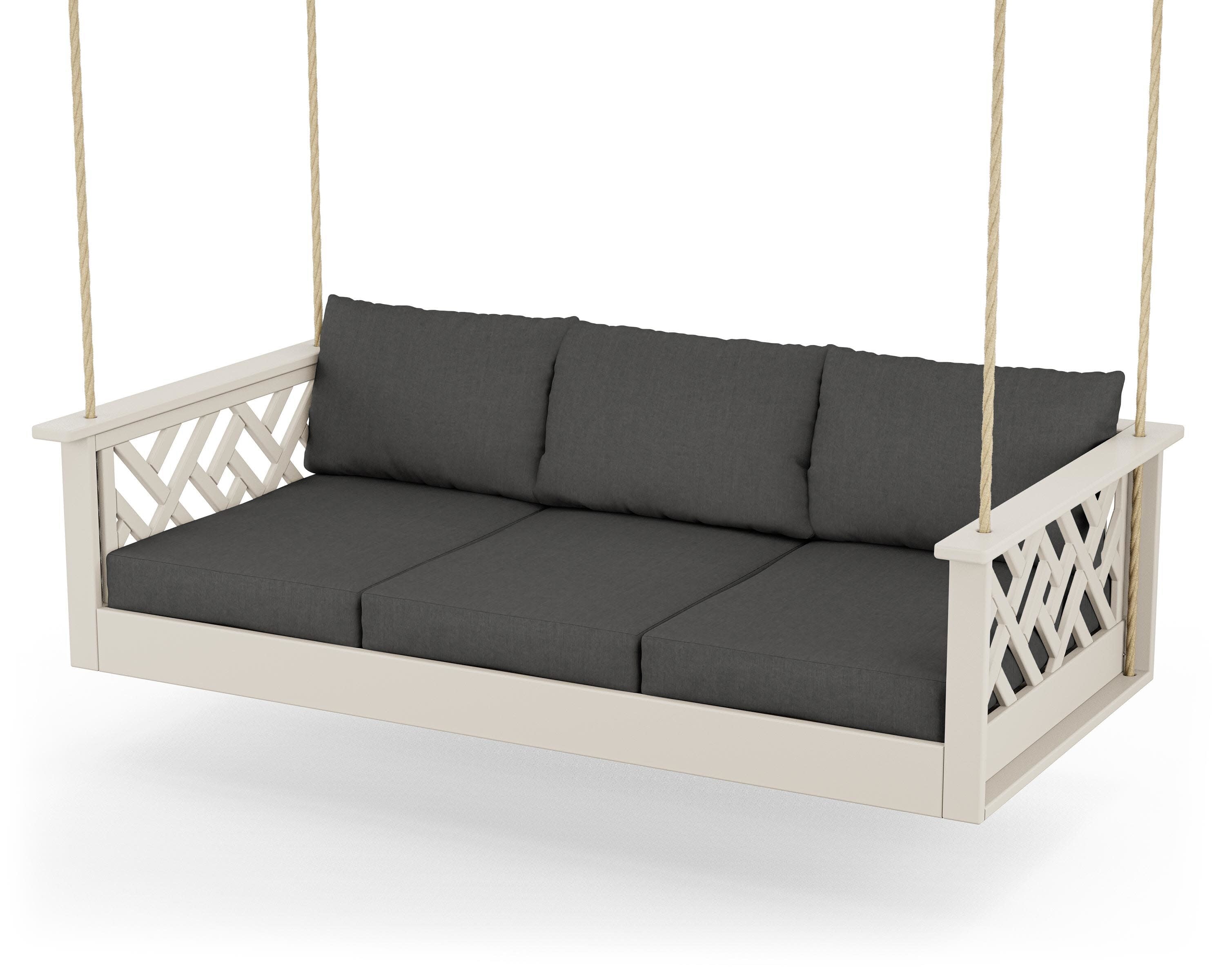Chippendale Daybed Swing in Sand / Spectrum Carbon