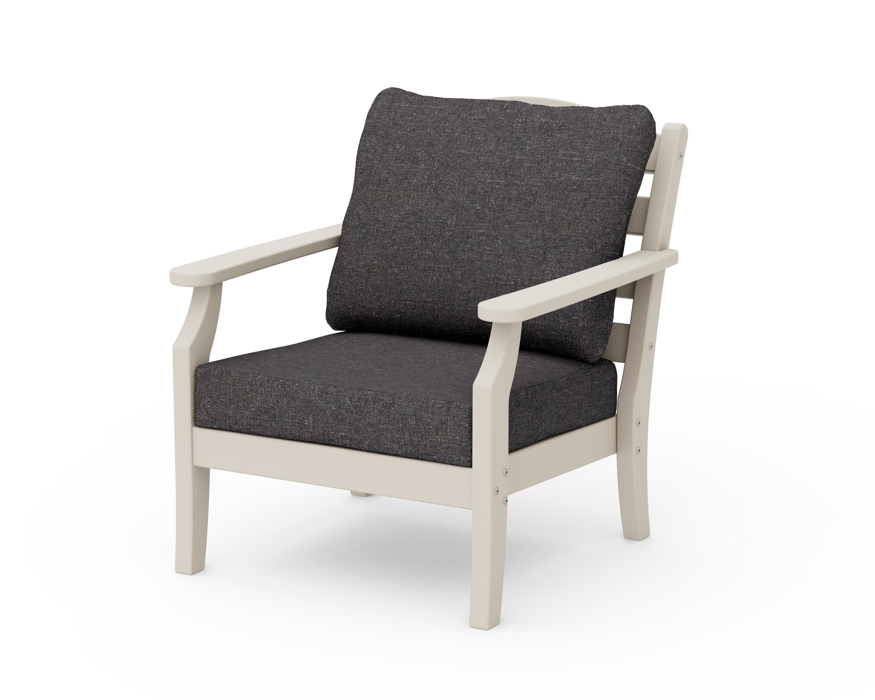Savannah Deep Seating Chair in Sand / Ash Charcoal