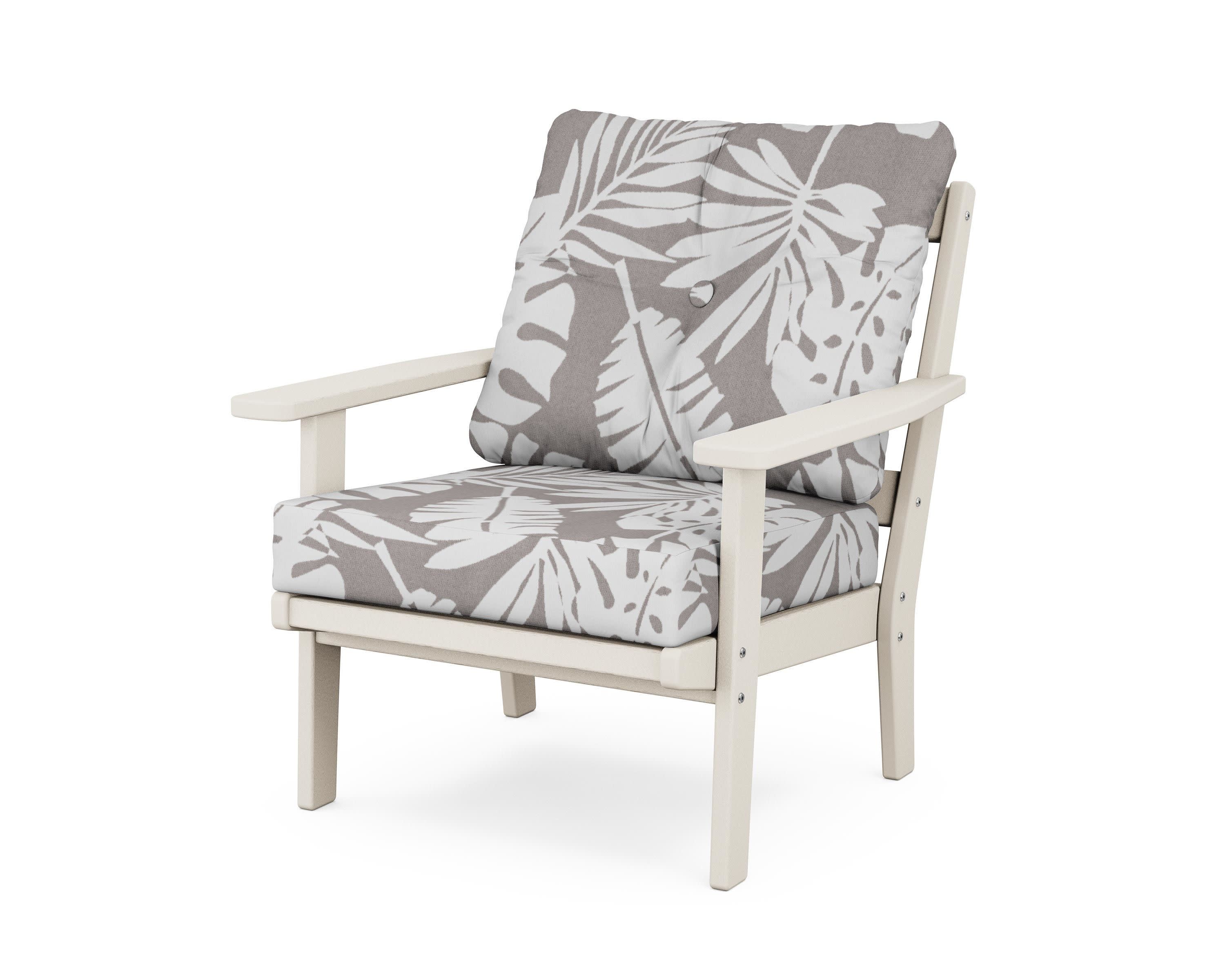 Oxford Deep Seating Chair in Sand / Leaf Grey Mist