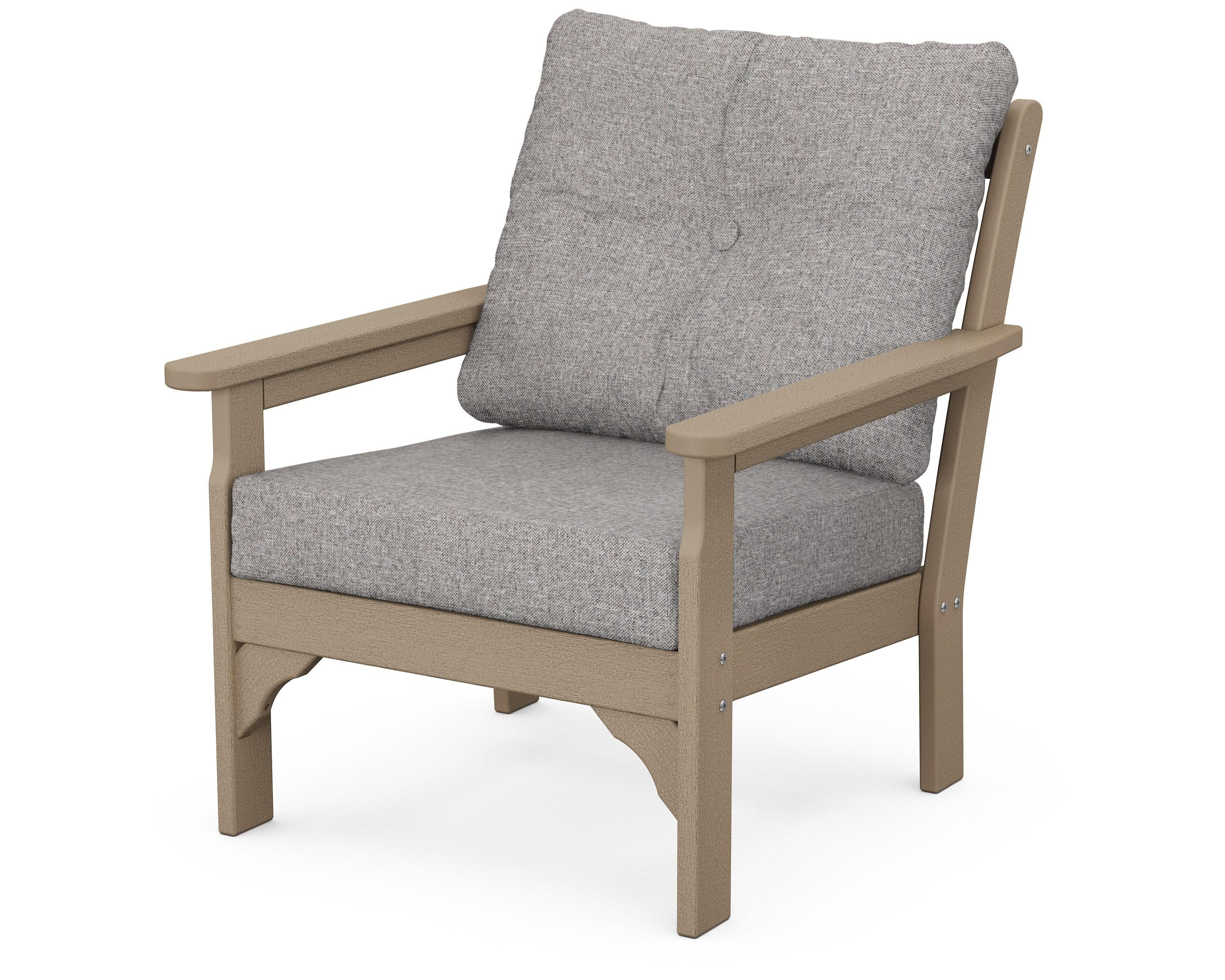 Vineyard Deep Seating Chair in Vintage Sahara / Grey Mist