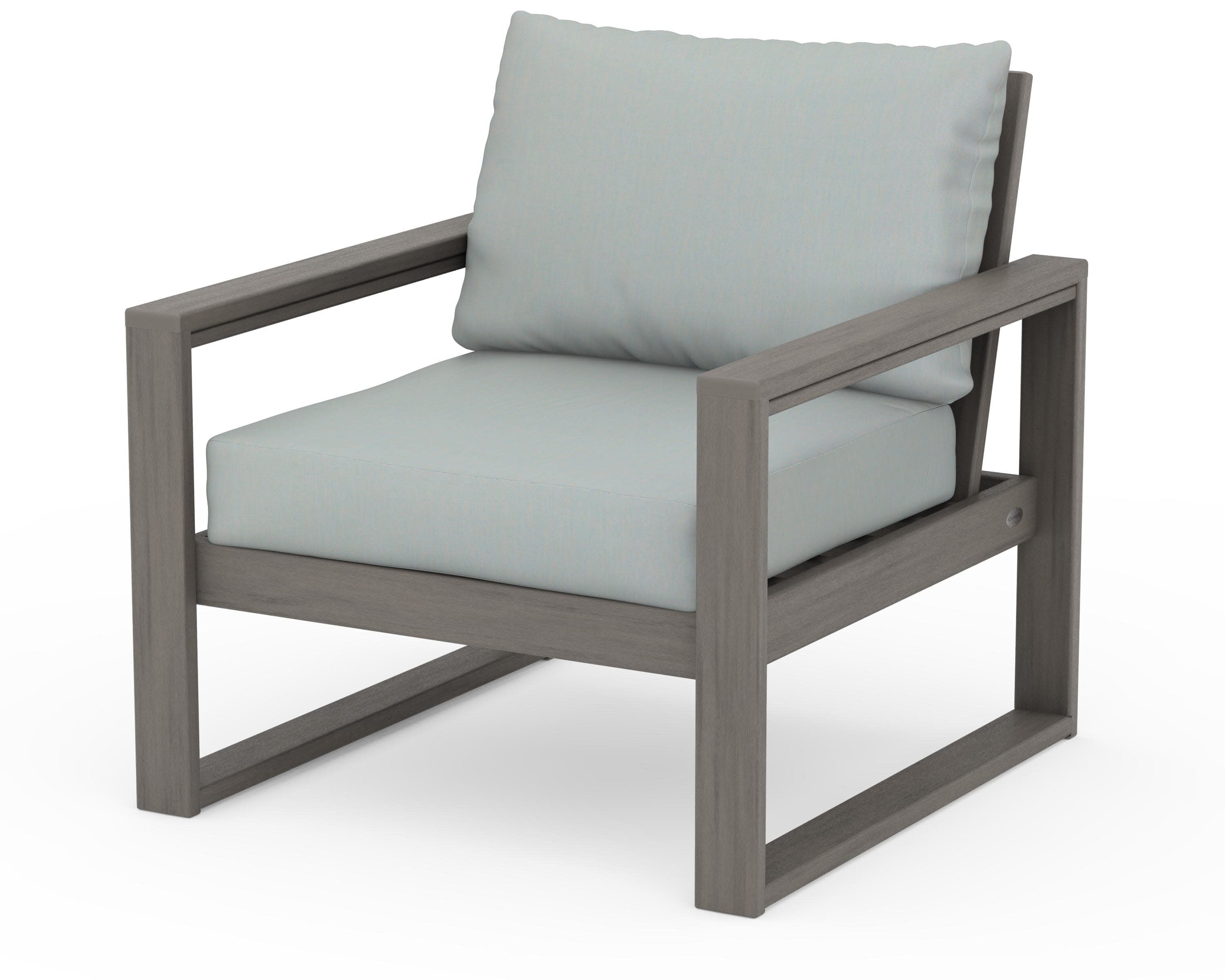 EDGE Club Chair in Driftwood / Spa