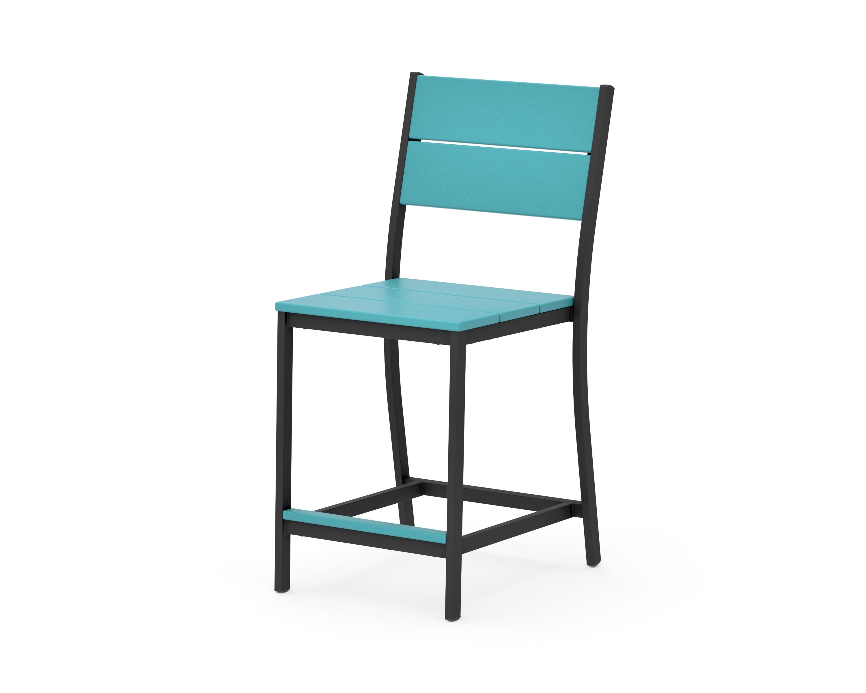 Main Street Counter Side Chair in Black / Aruba