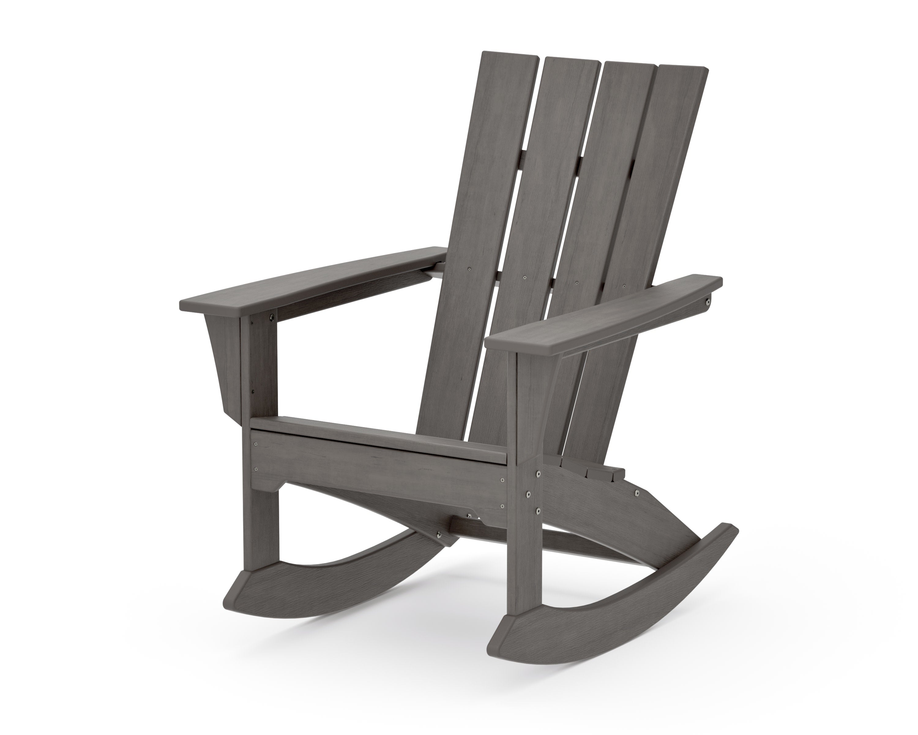 Quattro Adirondack Rocking Chair in Driftwood