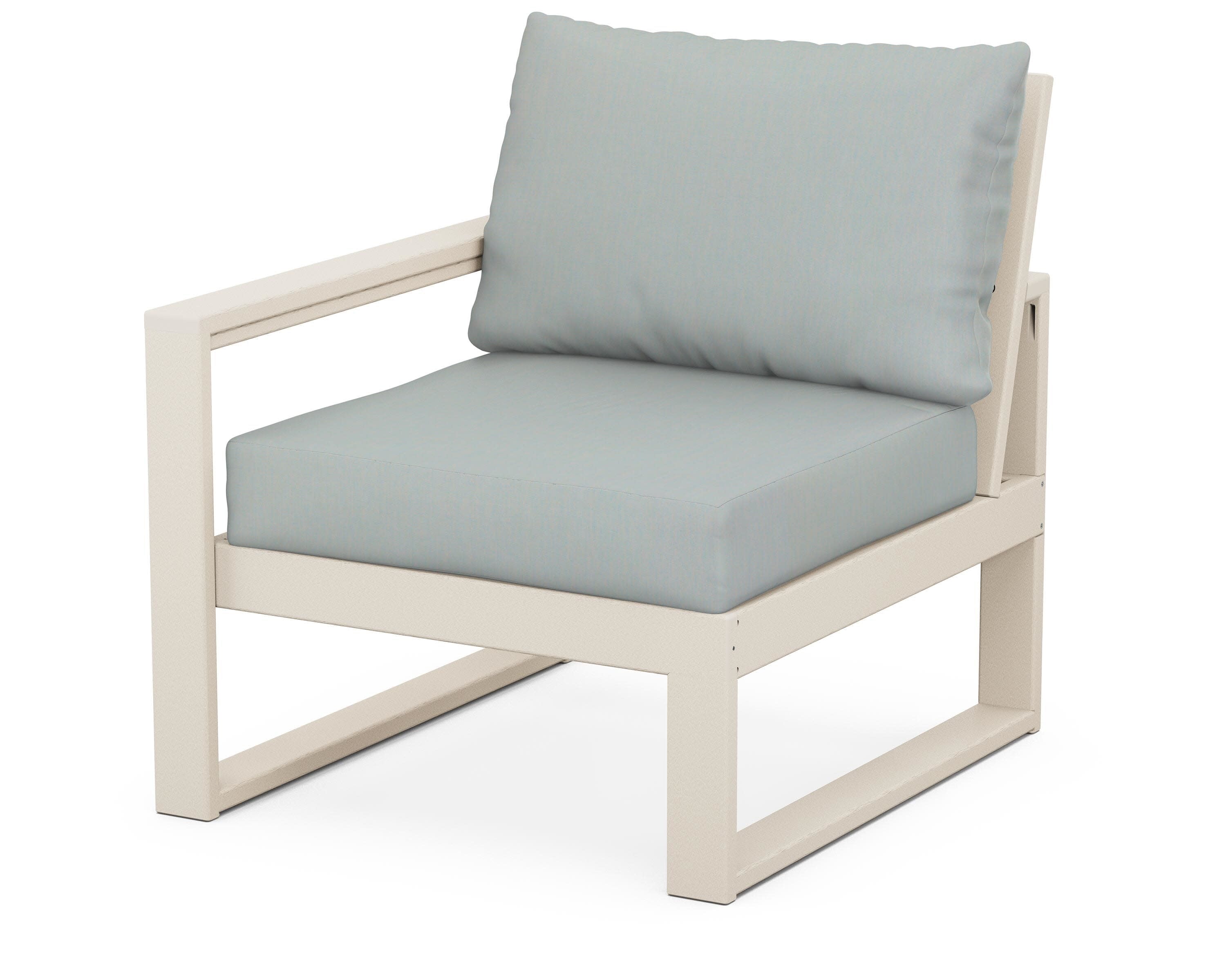 EDGE Modular Left Arm Chair in Sand / Spa