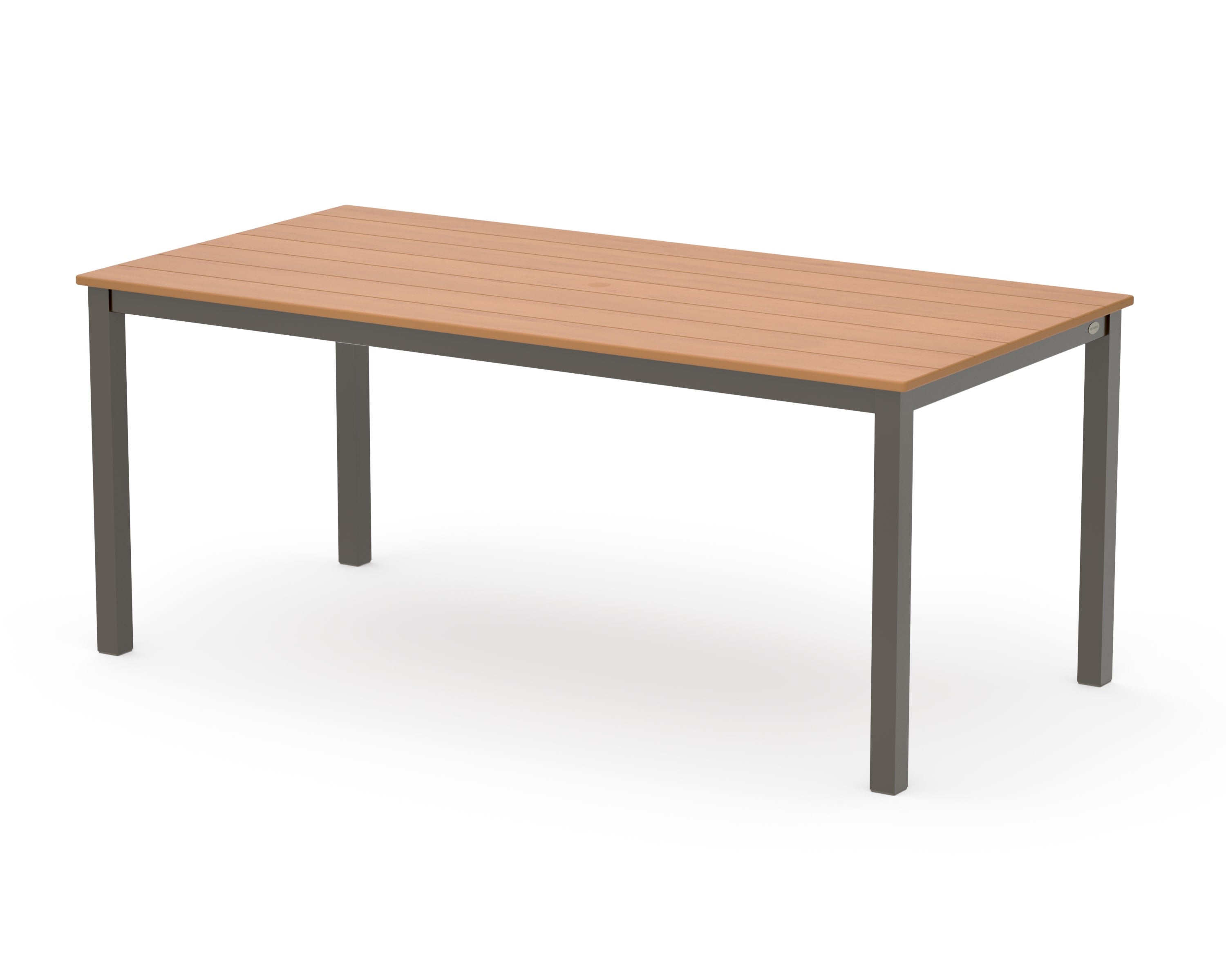 Main Street 36" x 72" Dining Table in Bronze / Natural