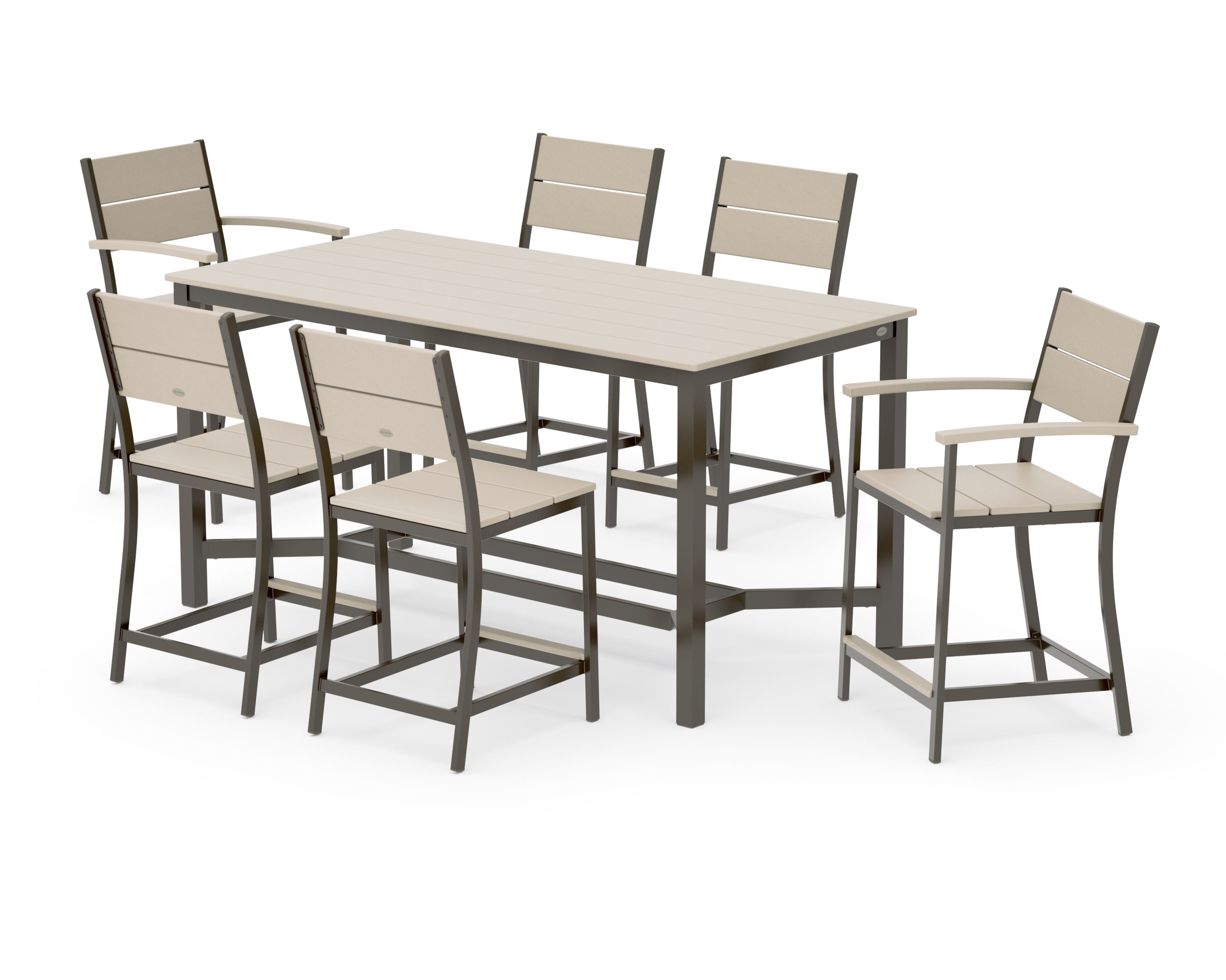 Main Street 7-Piece Counter Set in Bronze / Sand