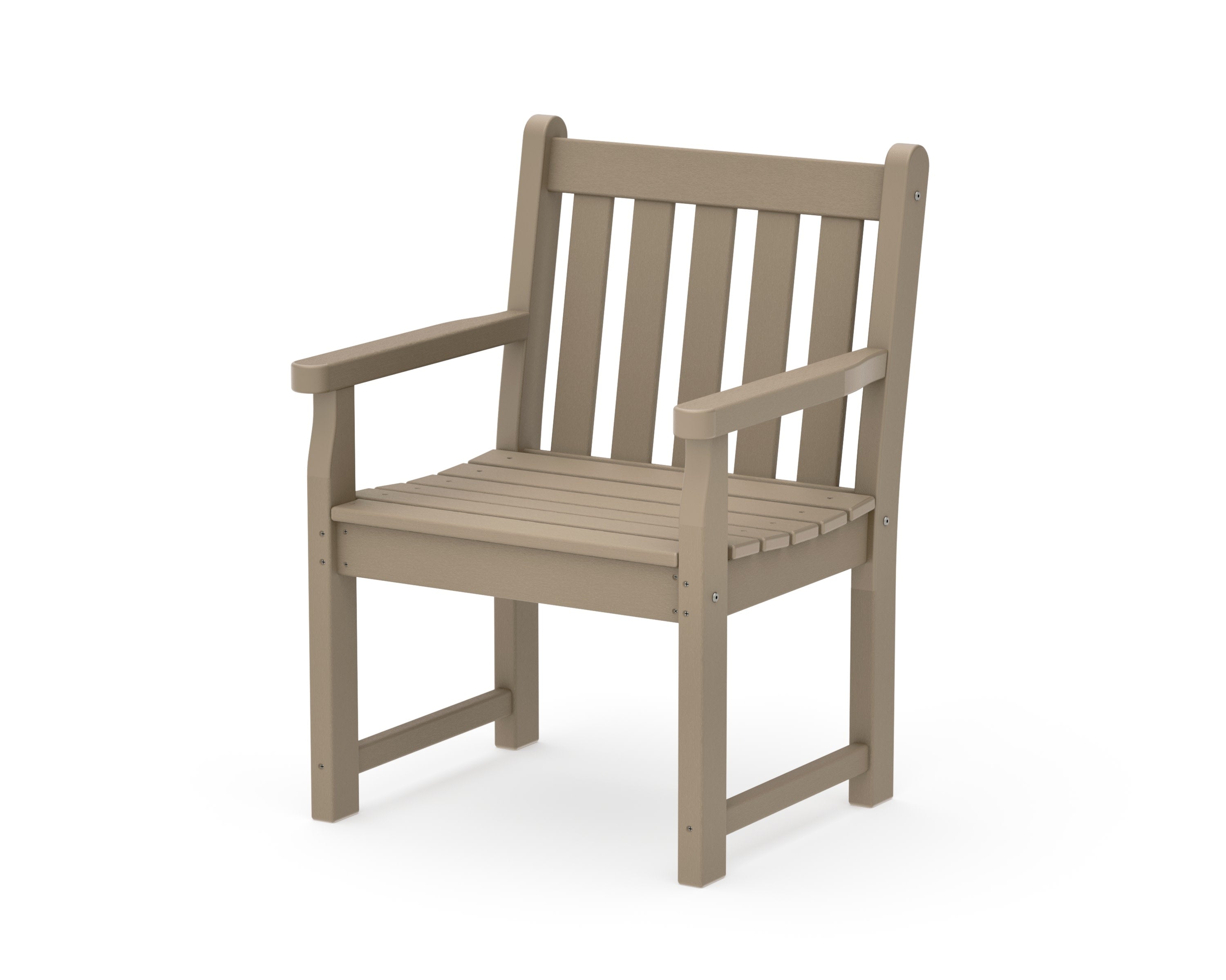 Traditional Garden Arm Chair in Vintage Sahara