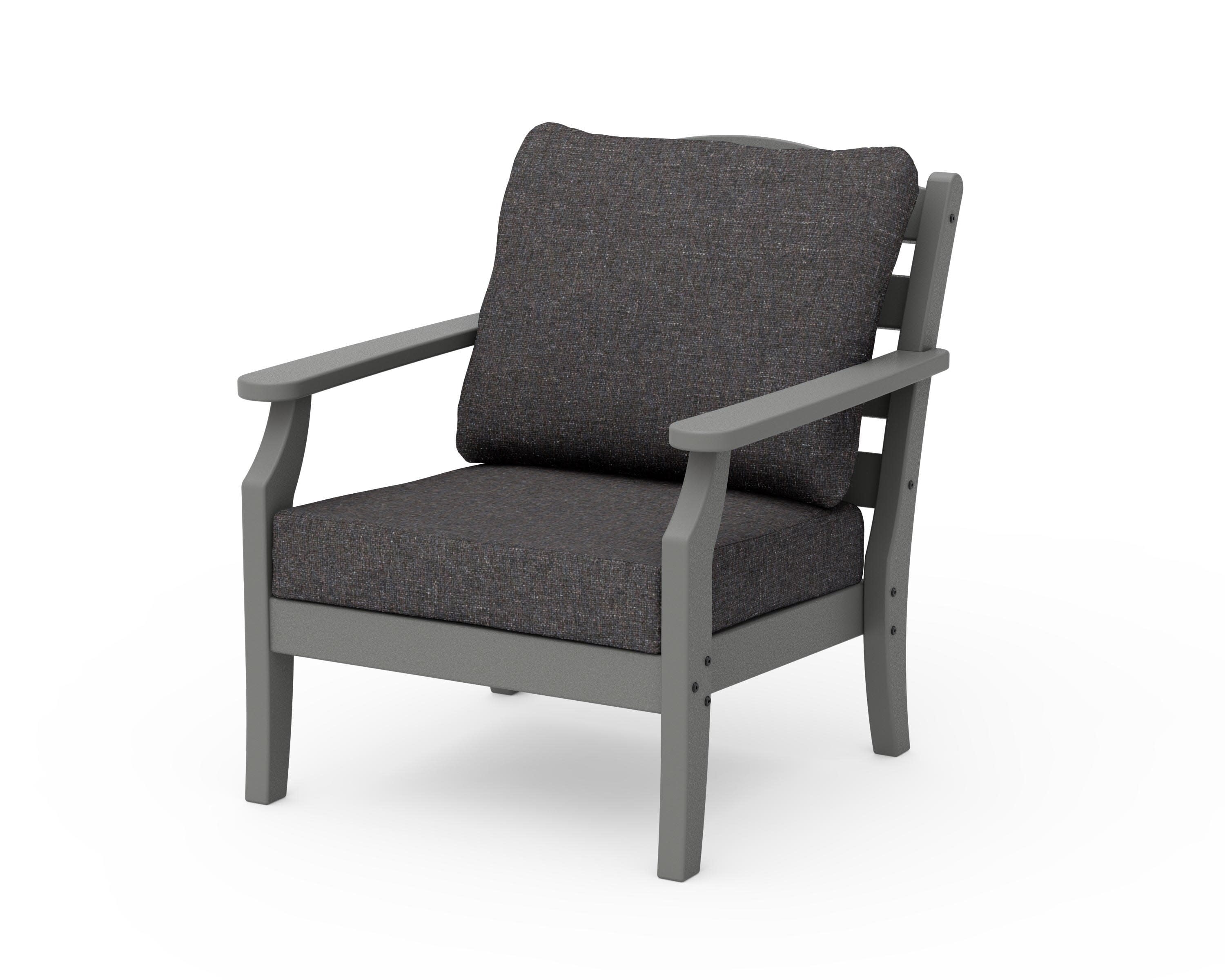 Savannah Deep Seating Chair in Slate Grey / Ash Charcoal