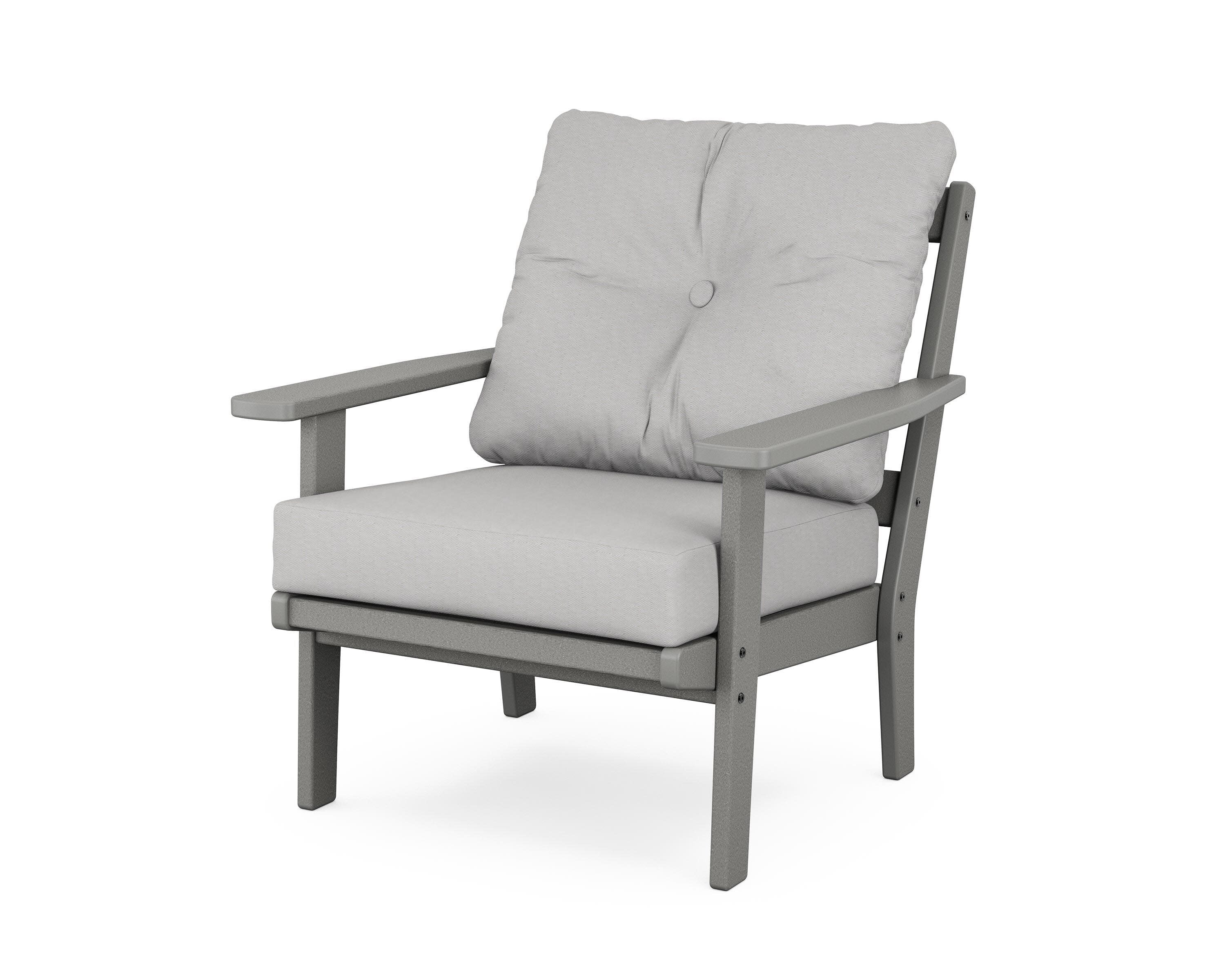 Prairie Deep Seating Chair in Slate Grey / Diamond in the Rough