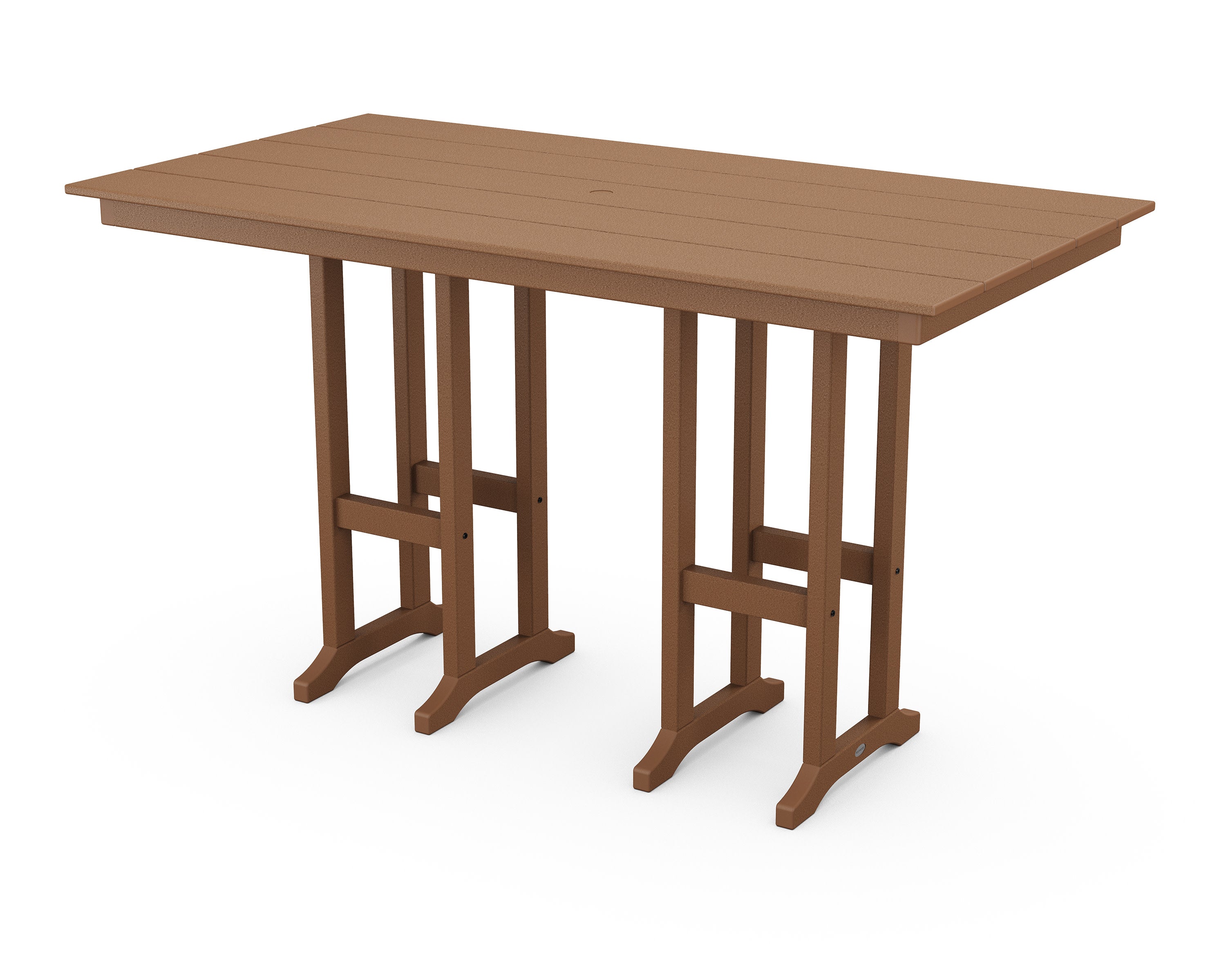 Farmhouse 37" x 72" Bar Table in Teak