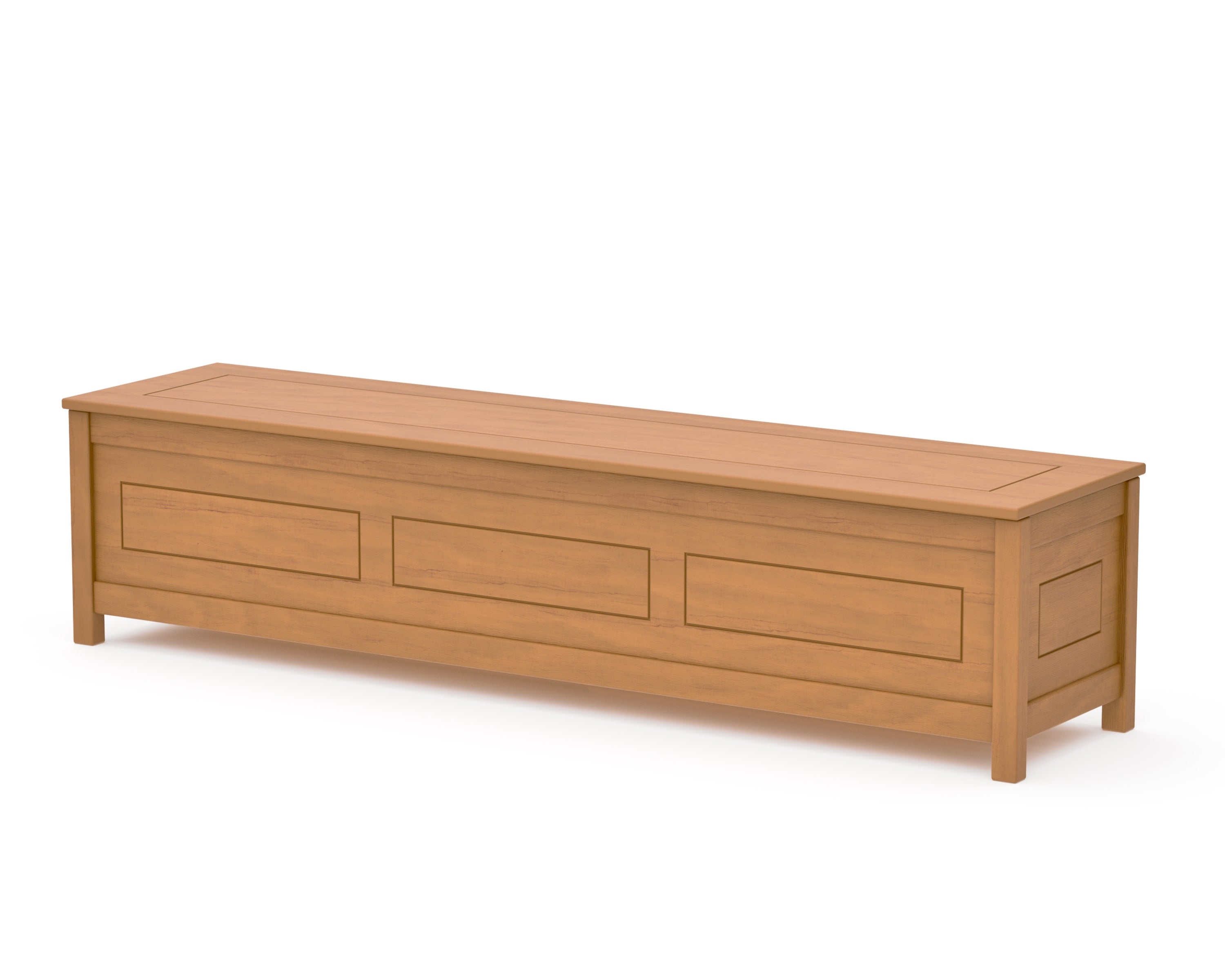 Country Living 72" Storage Bench in Natural