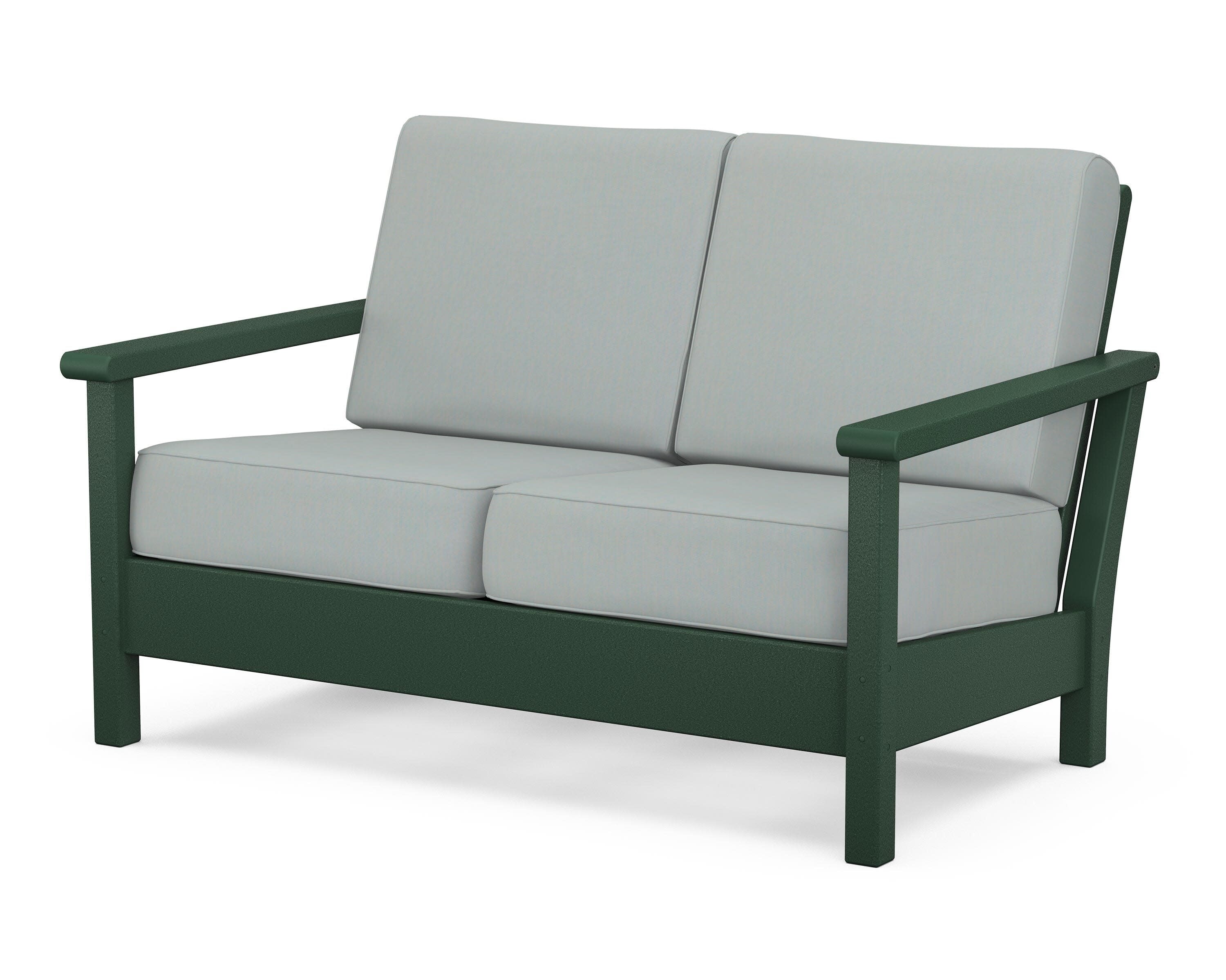 Harbour Deep Seating Loveseat in Green / Spa