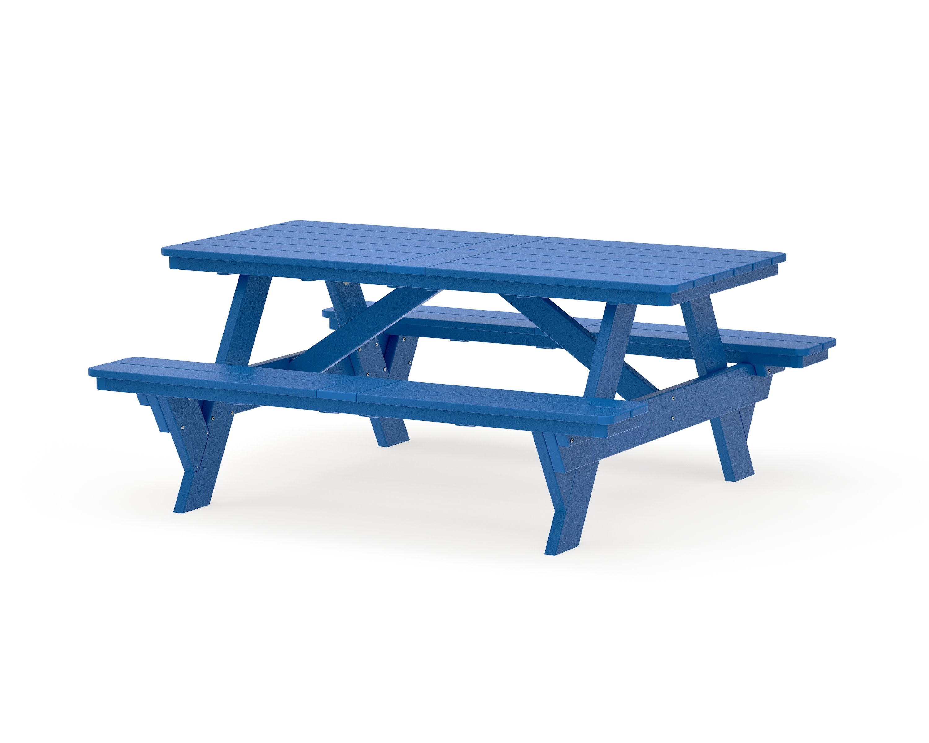 Rockford 72 Picnic Table in Pacific Blue