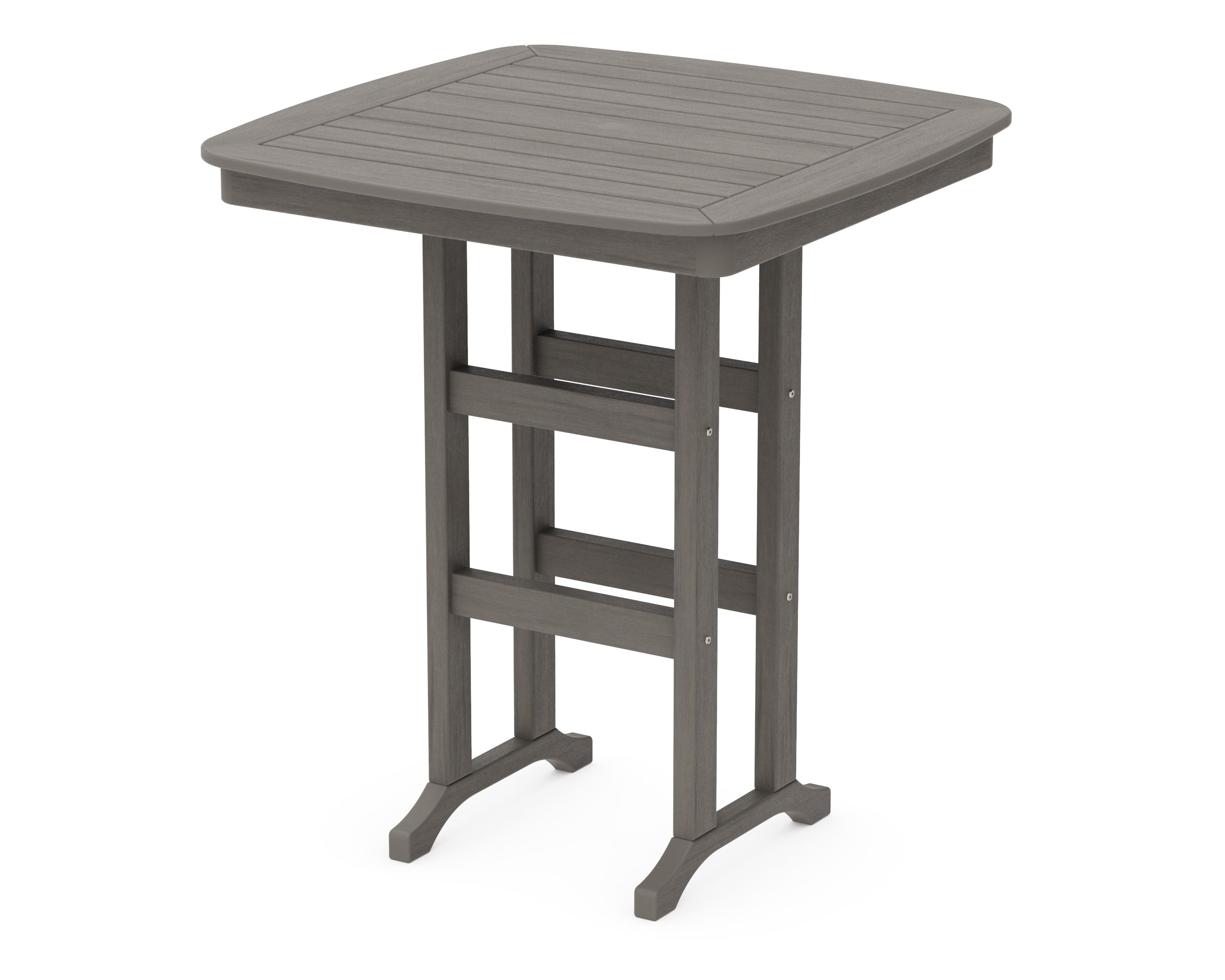 Nautical 37" Bar Table in Driftwood