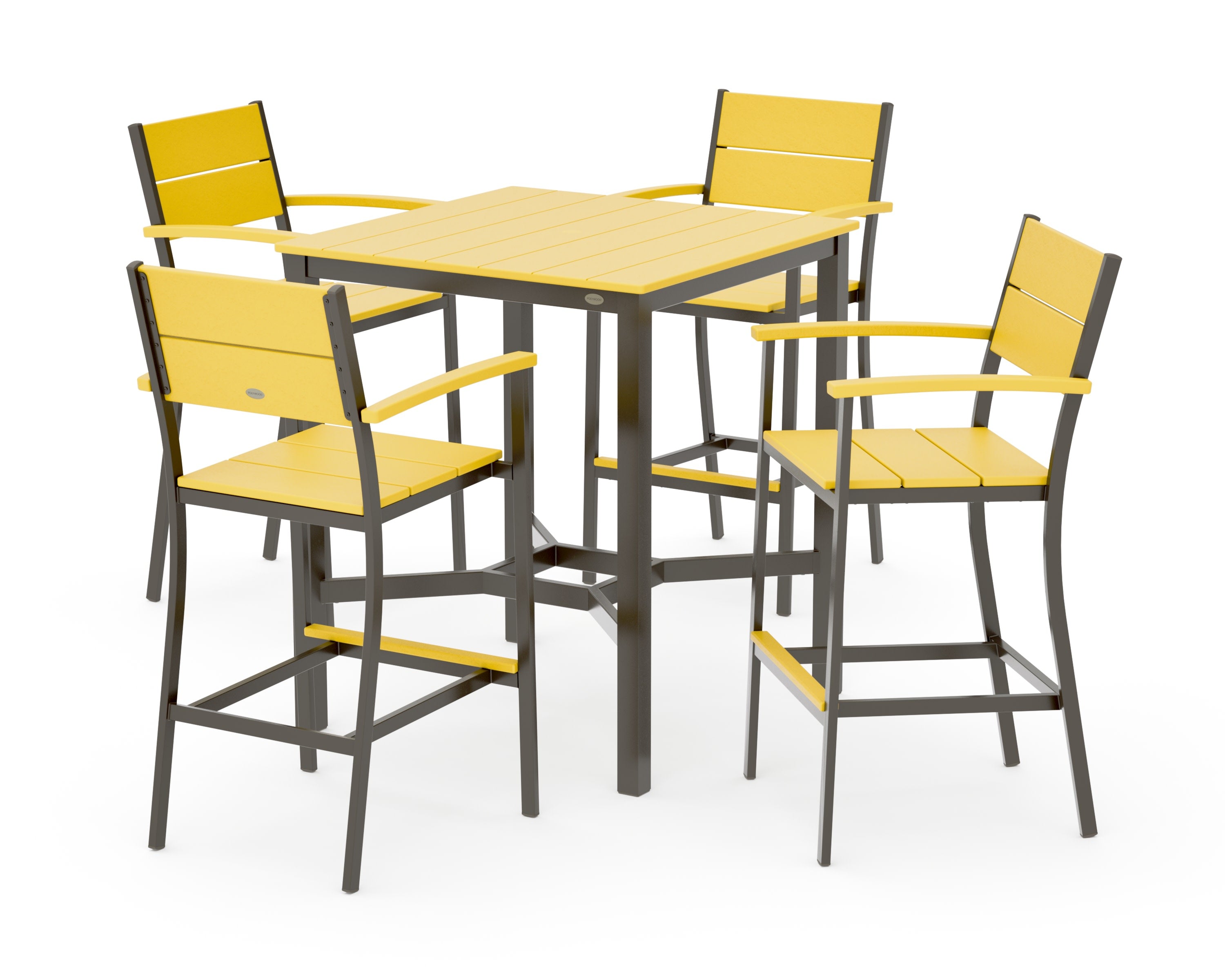 Main Street 5-Piece Bar Set in Bronze / Lemon
