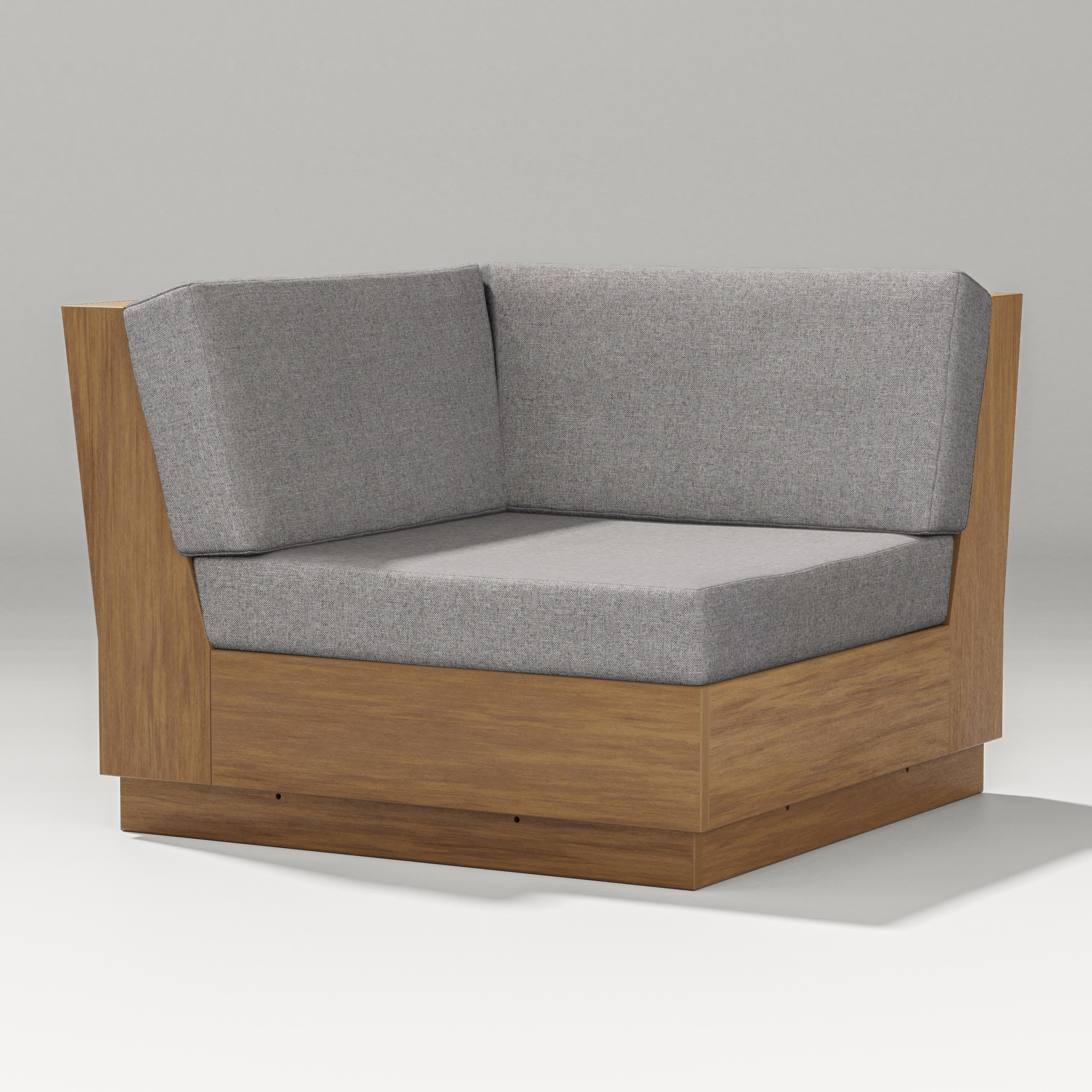 Elevate Modular Corner Chair in Natural / Grey Mist
