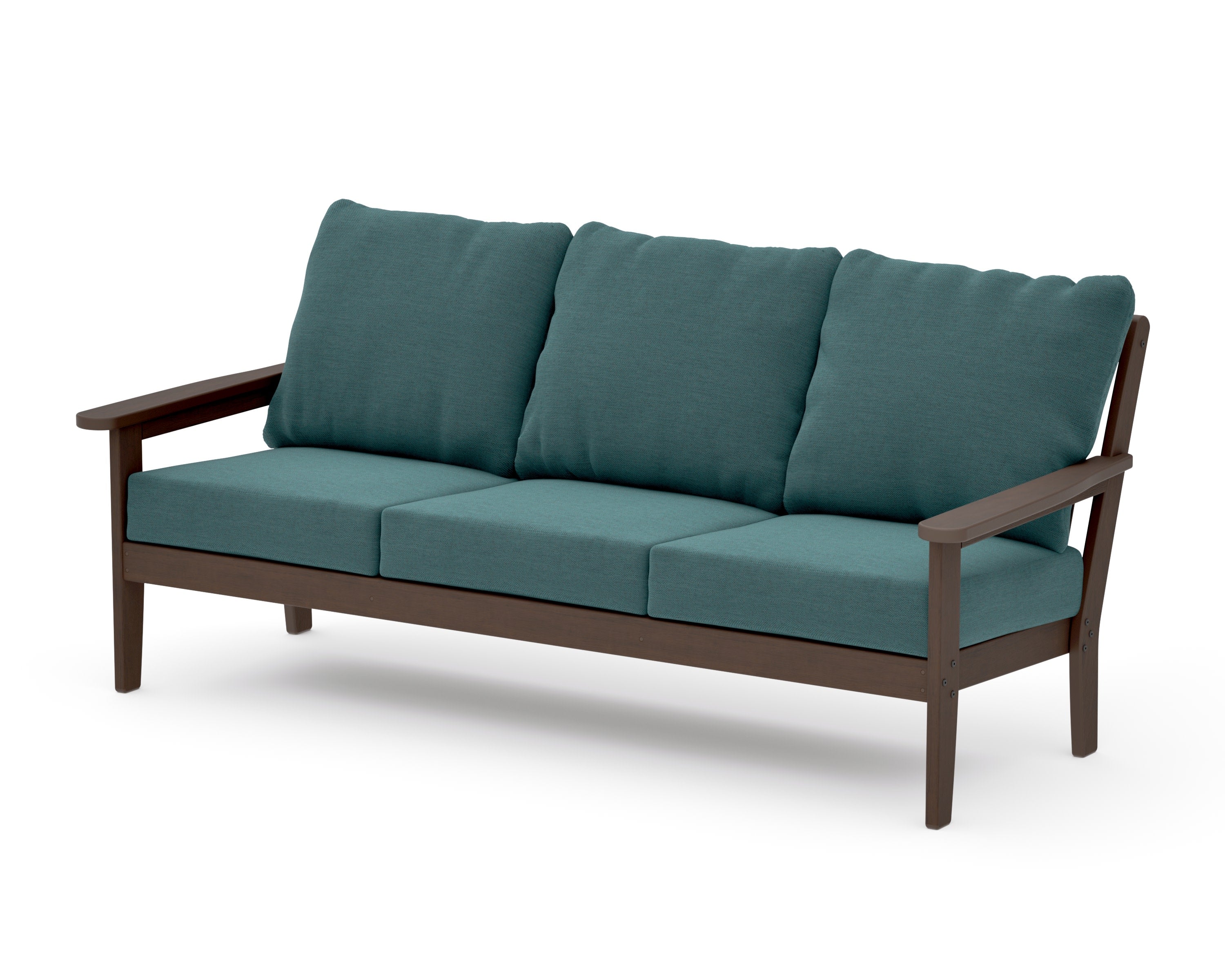 Cottage Deep Seating Sofa in Kona / Ocean Teal