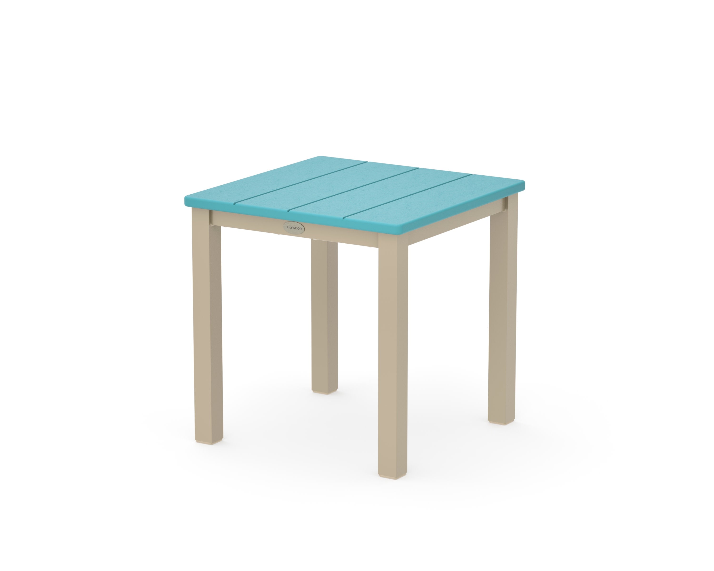 Main Street 18" Side Table in Sand / Aruba