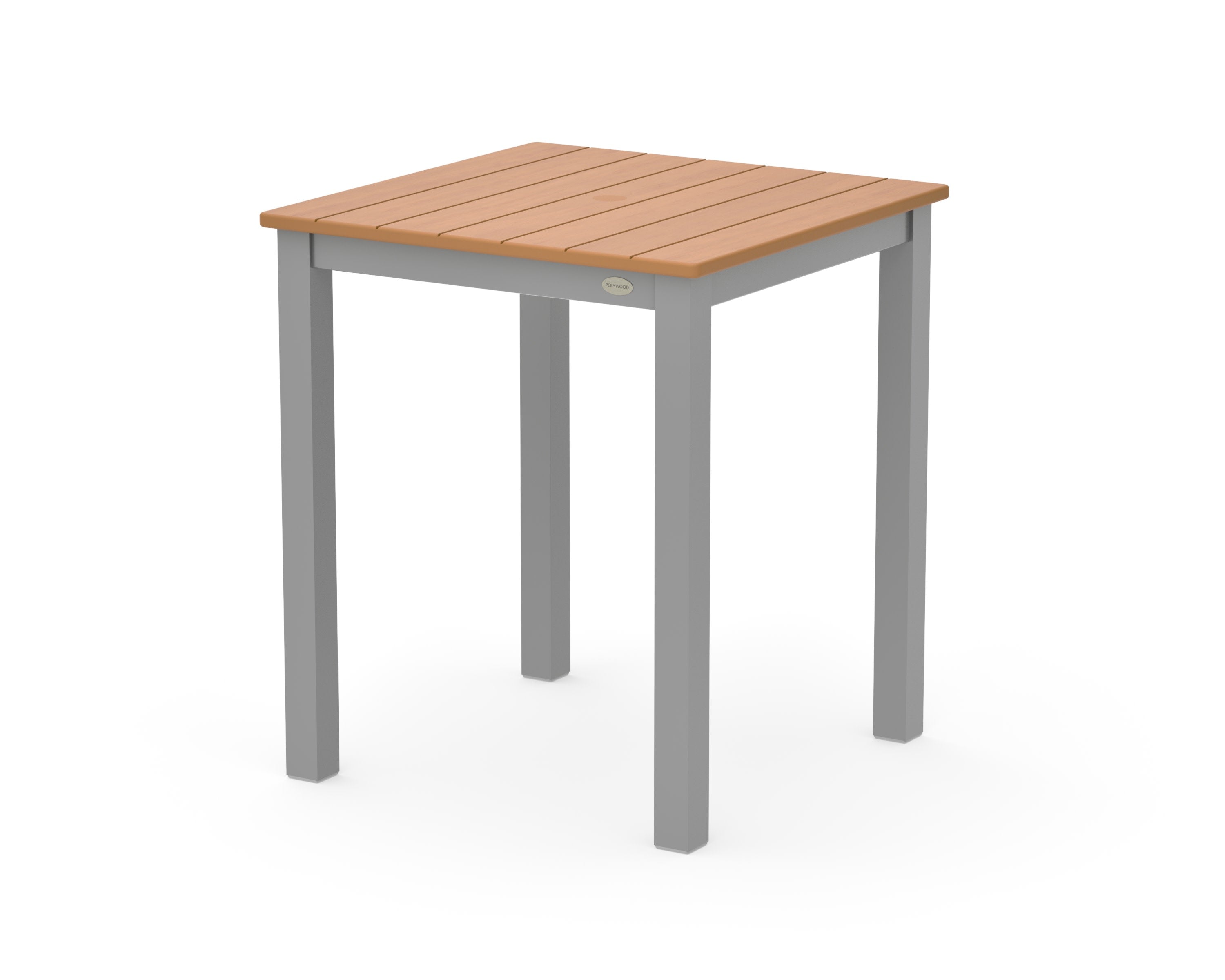 Main Street 26 x 26 Dining Table in Silver / Natural