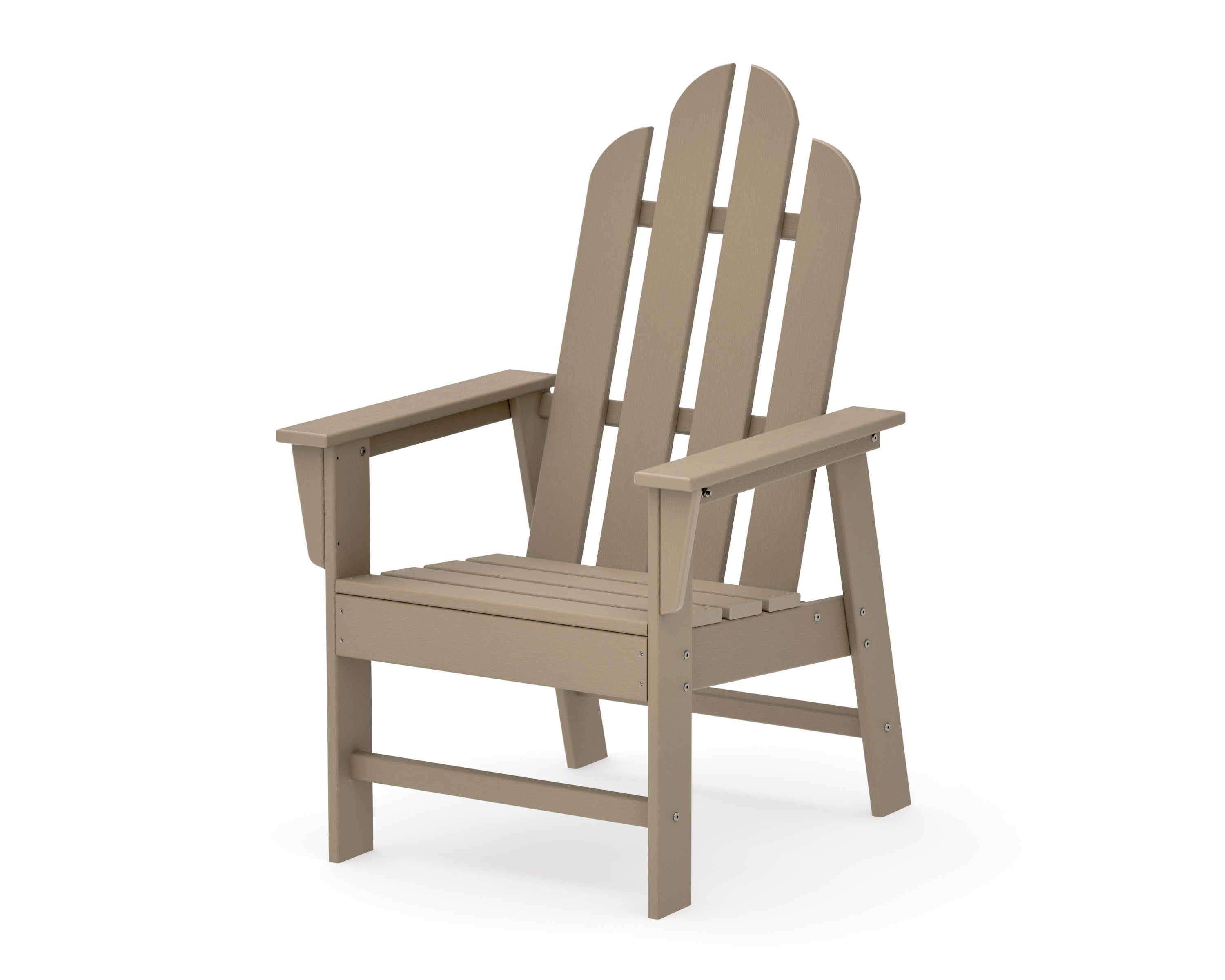 Long Island Upright Adirondack Chair in Vintage Sahara