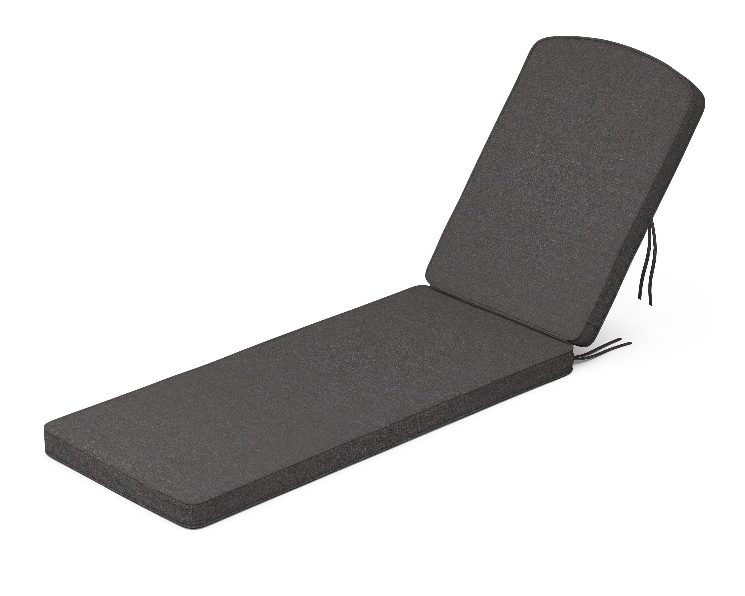 Chinoiserie Chaise Cushion in Ash Charcoal