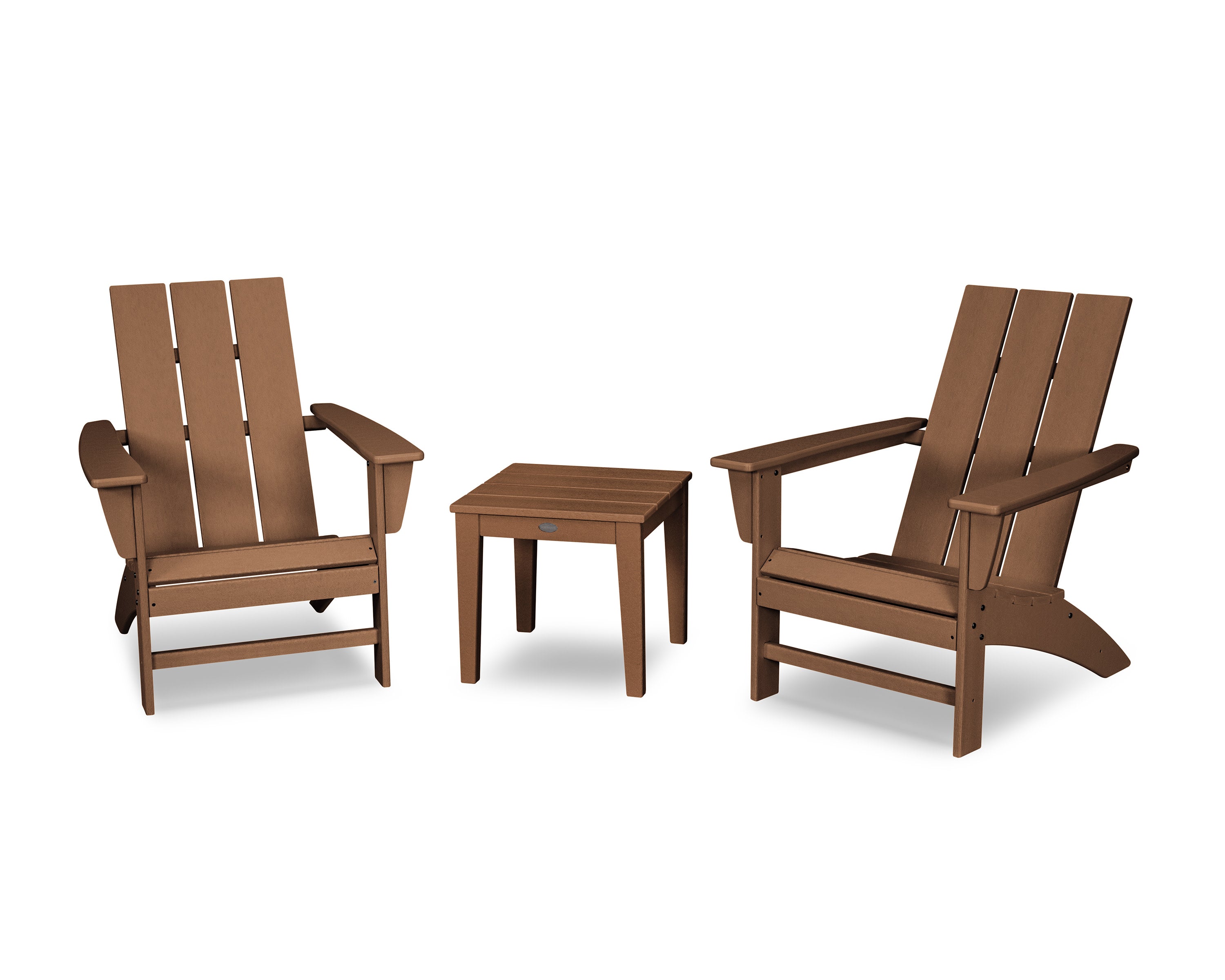 Modern Adirondack 3-Piece Set in Teak