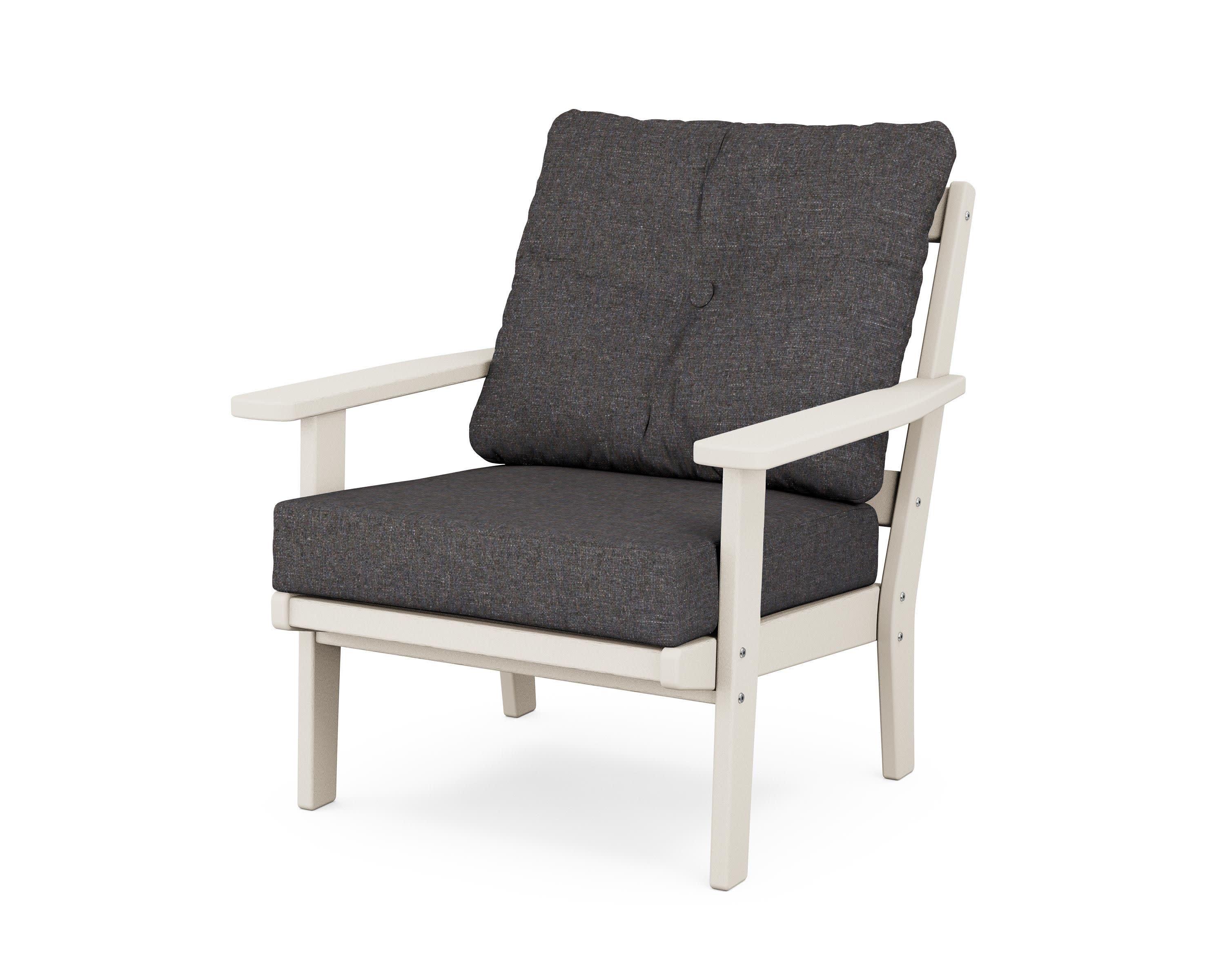 Oxford Deep Seating Chair in Sand / Ash Charcoal