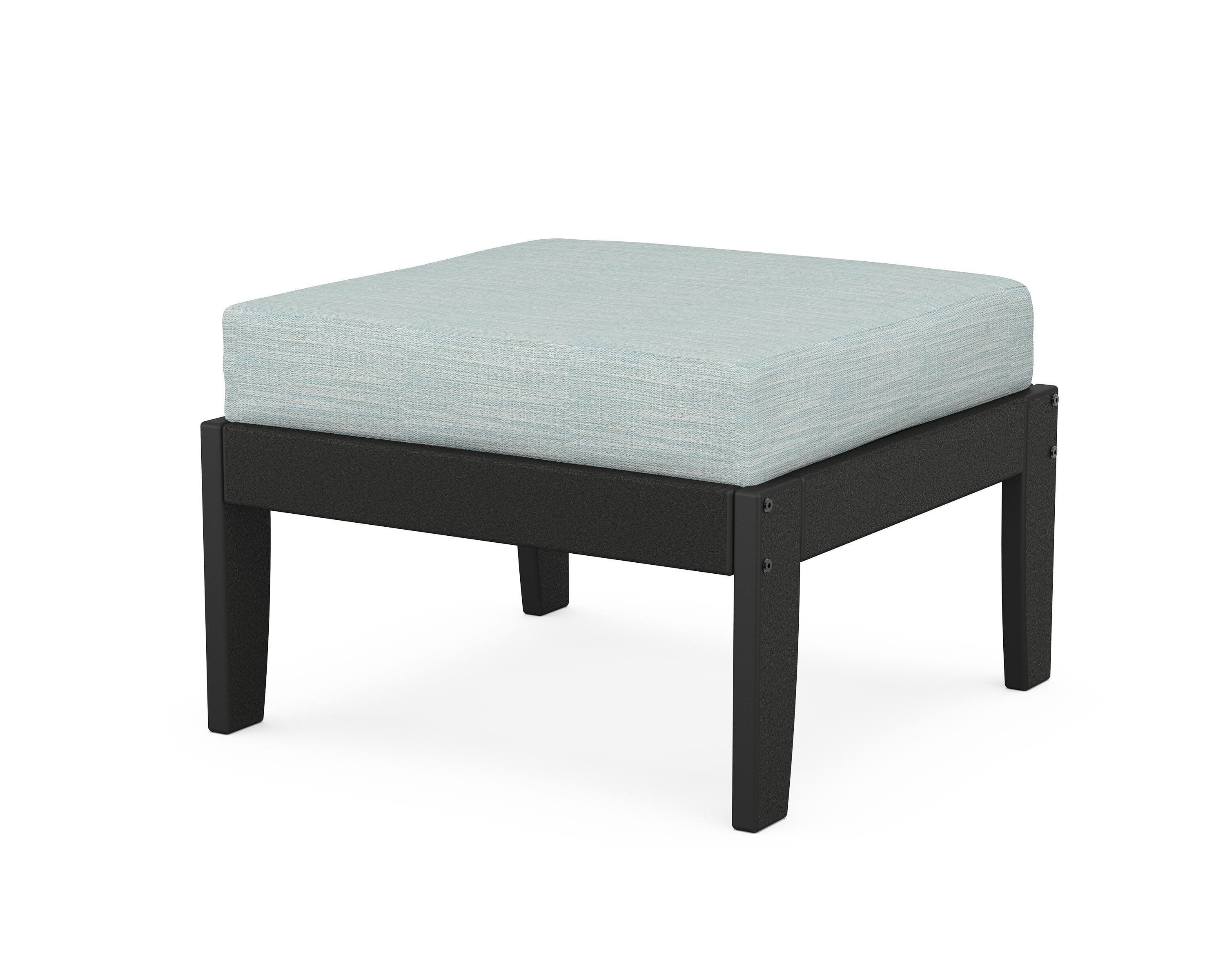 Modular Ottoman - Classic in Black / Soothe Mist